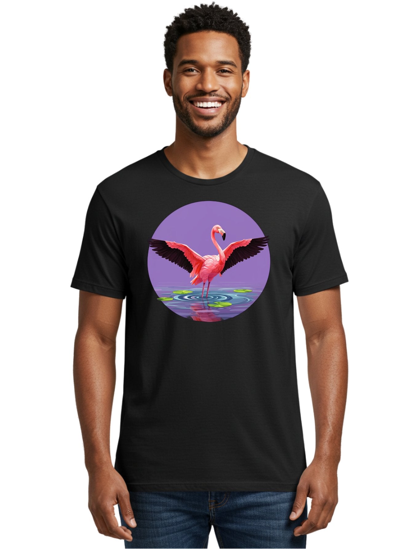 Flamingo-In-Water Men'S Graphic Tee, 100% Cotton, Comfortable Casual Summer Wear, Machine Washable, Vintage Camera, Old Camera, Antique Camera, Black Camera, Classic Photography, Photography Equipment, Nostalgic Device, Film Camera, Camera Art Bai845 28