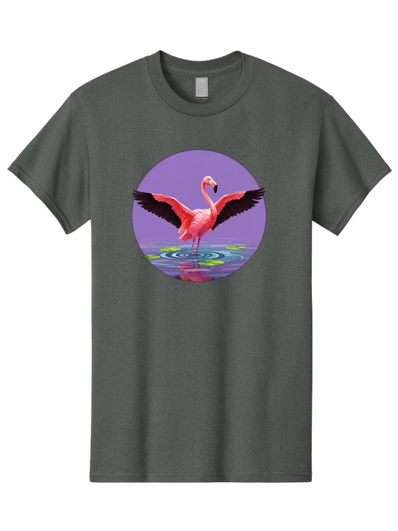 Flamingo-In-Water Men'S Graphic Tee, 100% Cotton, Comfortable Casual Summer Wear, Machine Washable, Vintage Camera, Old Camera, Antique Camera, Black Camera, Classic Photography, Photography Equipment, Nostalgic Device, Film Camera, Camera Art Bai845