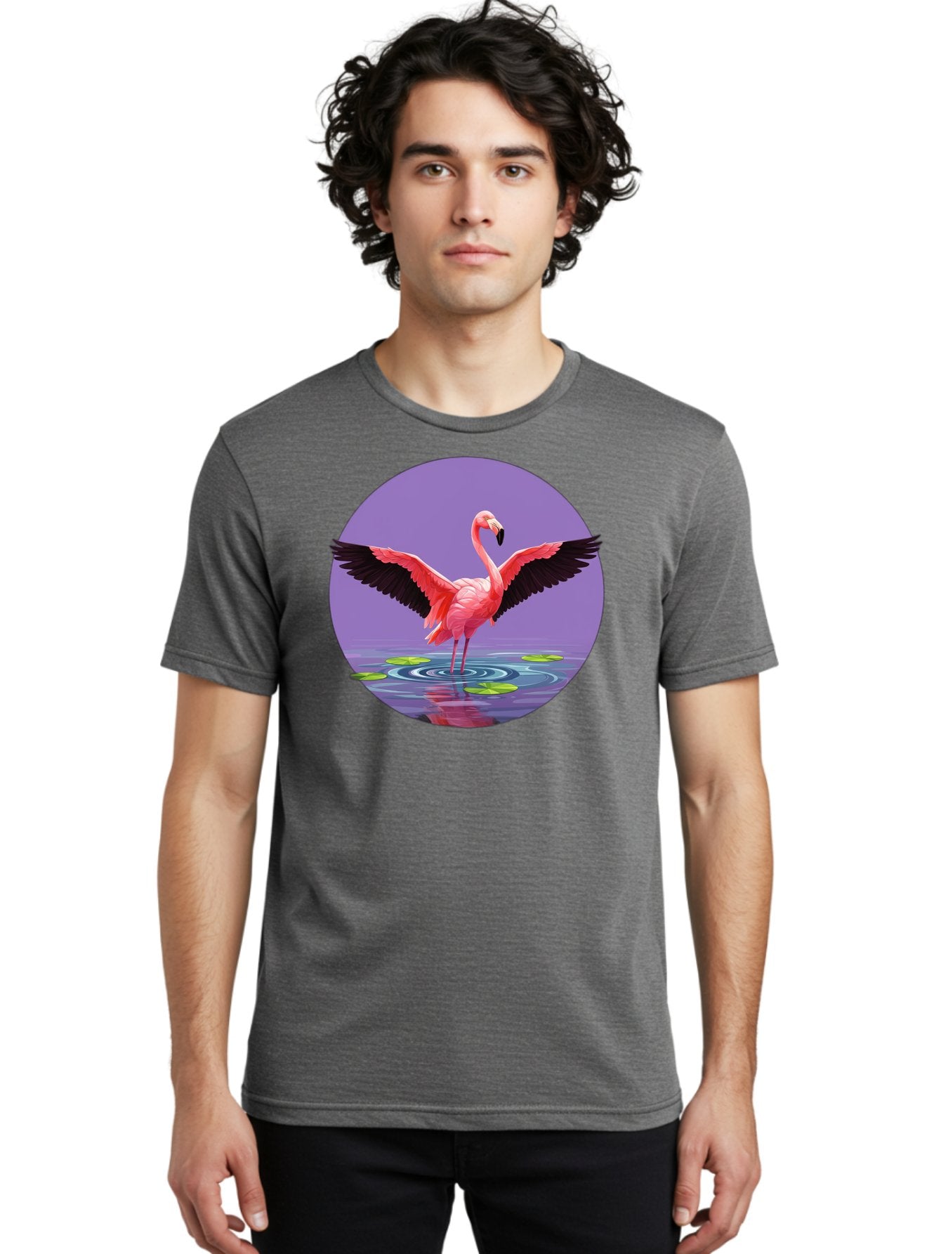 Flamingo-In-Water Men'S Graphic Tee, 100% Cotton, Comfortable Casual Summer Wear, Machine Washable, Vintage Camera, Old Camera, Antique Camera, Black Camera, Classic Photography, Photography Equipment, Nostalgic Device, Film Camera, Camera Art Bai845 16