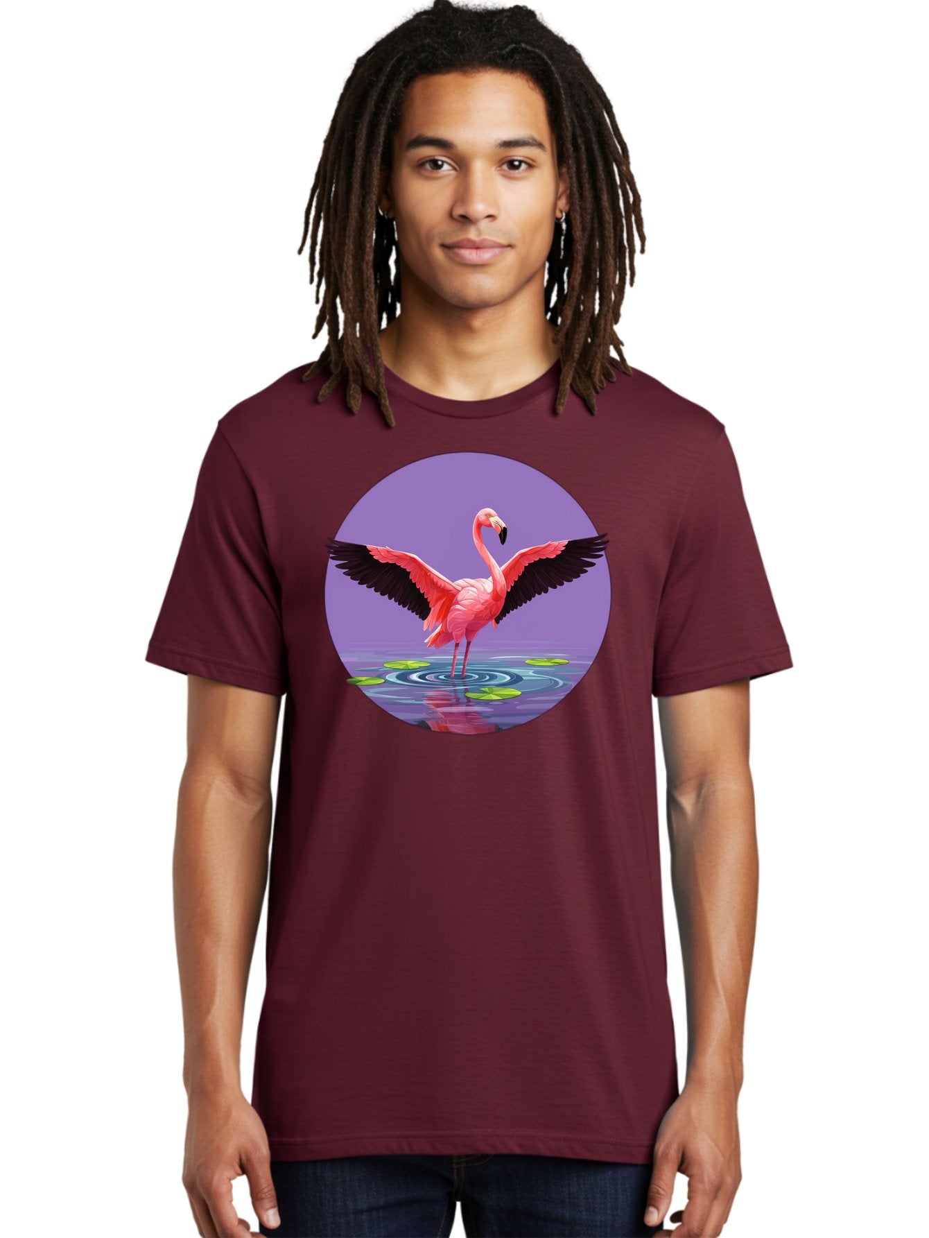 Flamingo-In-Water Men'S Graphic Tee, 100% Cotton, Comfortable Casual Summer Wear, Machine Washable, Vintage Camera, Old Camera, Antique Camera, Black Camera, Classic Photography, Photography Equipment, Nostalgic Device, Film Camera, Camera Art Bai845 30