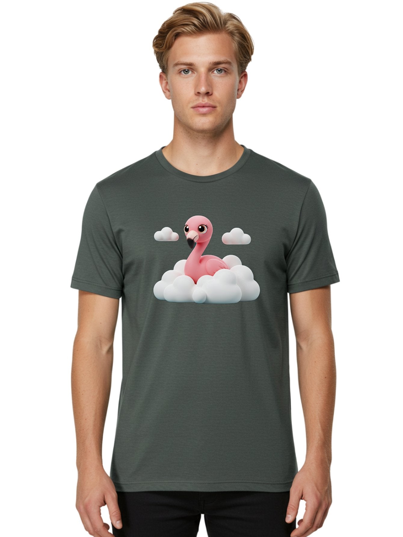 Flamingo-On-Cloud Men'S Graphic Tee, 100% Cotton, Comfortable Casual Summer Wear, Machine Washable, Vintage Camera, Old Camera, Antique Camera, Black Camera, Classic Photography, Photography Equipment, Nostalgic Device, Film Camera, Camera Art Bai846 16