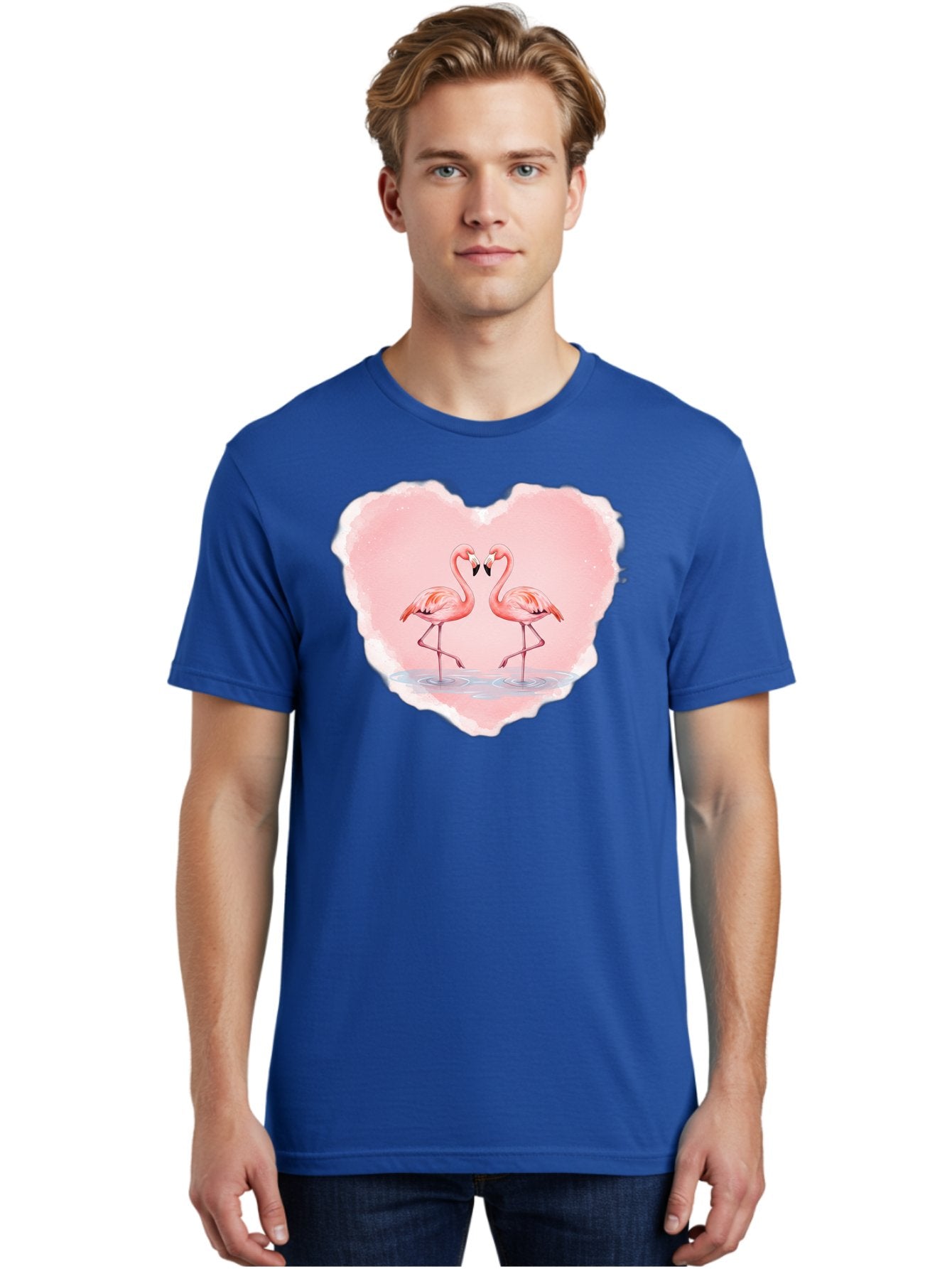 Flamingos-Forming-Heart Men'S Graphic Tee, 100% Cotton, Comfortable Casual Summer Wear, Machine Washable, Vintage Camera, Old Camera, Antique Camera, Black Camera, Classic Photography, Photography Equipment, Nostalgic Device, Film Camera, Bai858 20