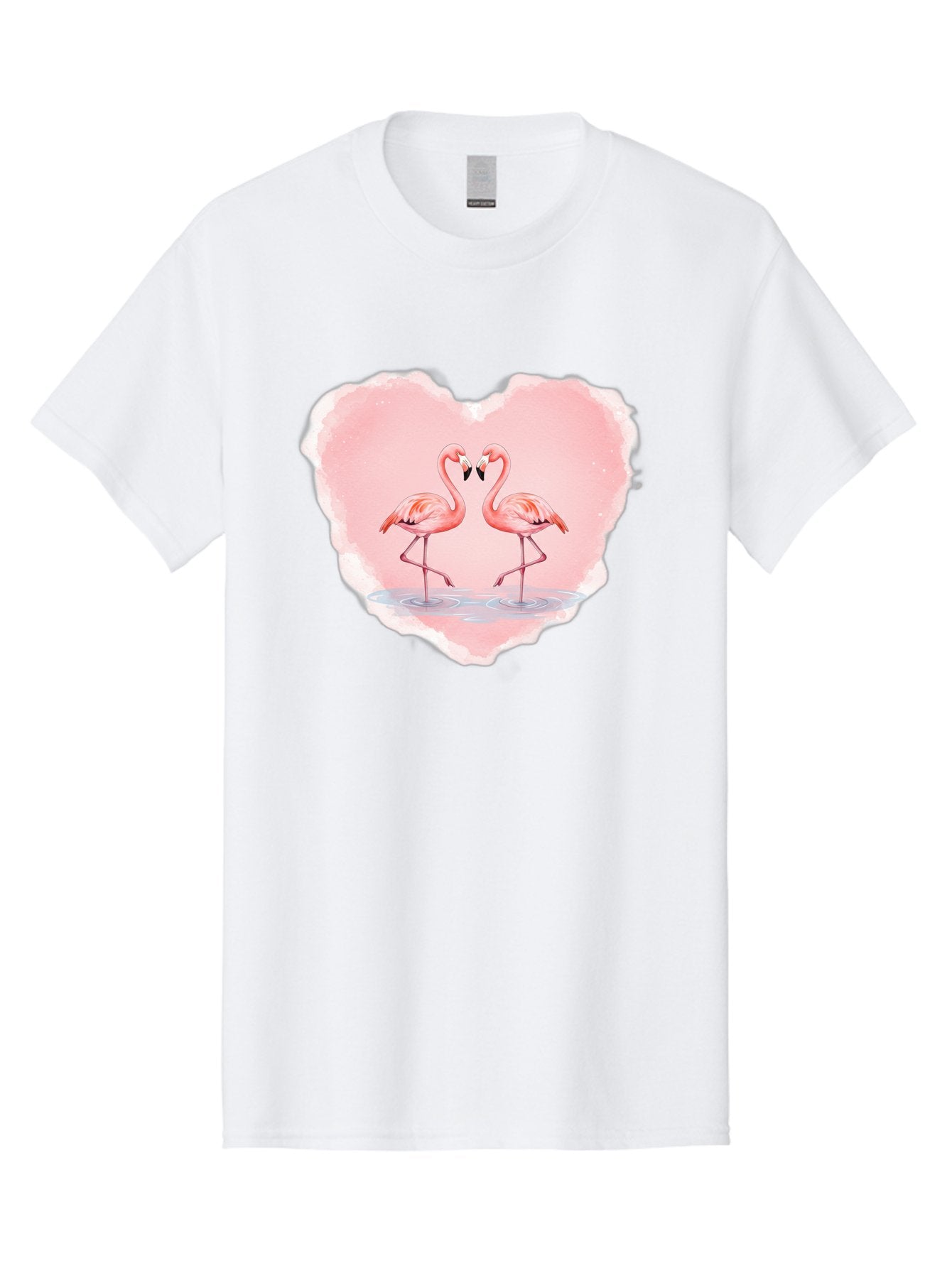 Flamingos-Forming-Heart Men'S Graphic Tee, 100% Cotton, Comfortable Casual Summer Wear, Machine Washable, Vintage Camera, Old Camera, Antique Camera, Black Camera, Classic Photography, Photography Equipment, Nostalgic Device, Film Camera, Bai858 5