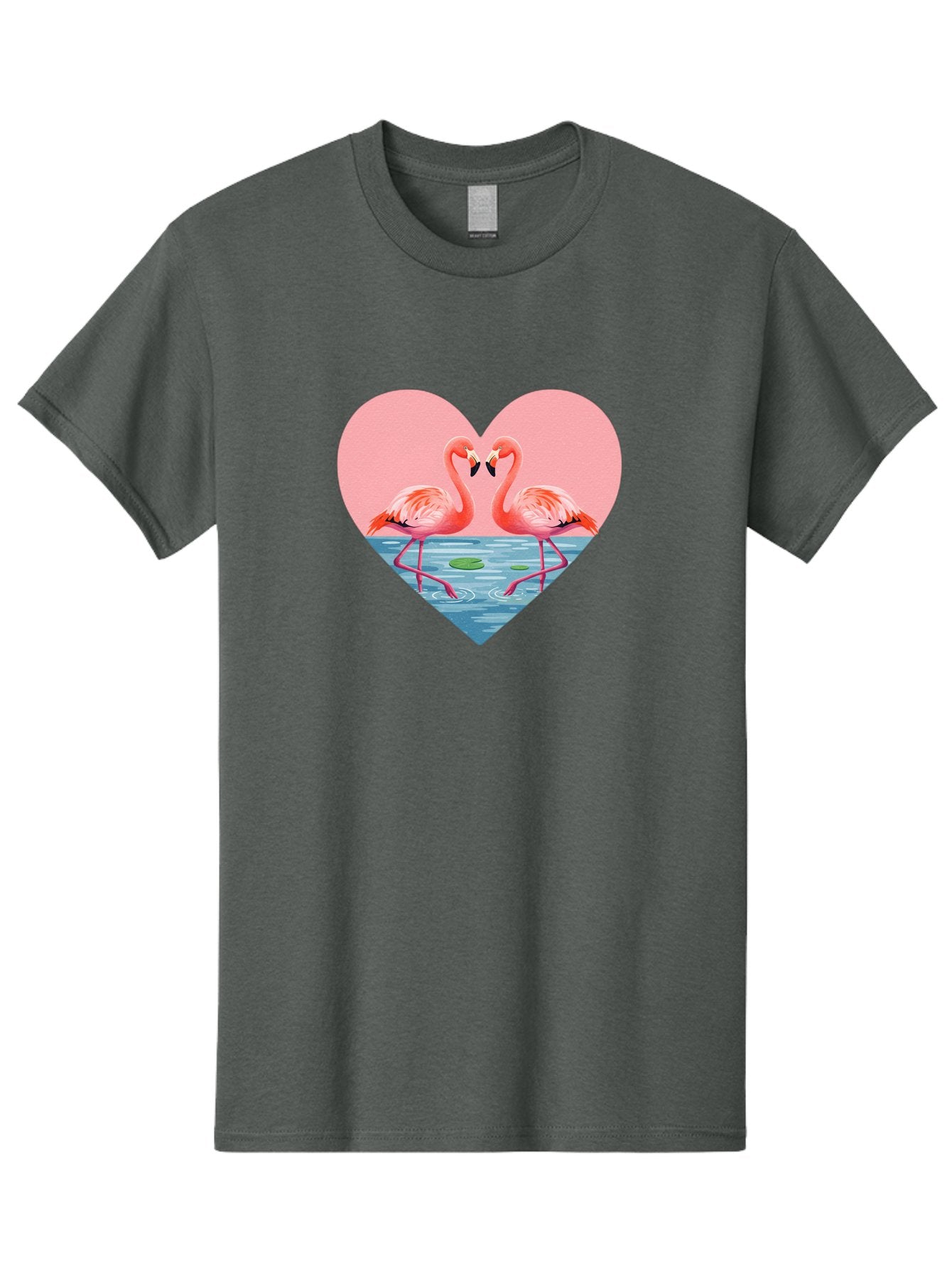 Flamingos-Heart-1 Men'S Graphic Tee, 100% Cotton, Comfortable Casual Summer Wear, Machine Washable, Vintage Camera, Old Camera, Antique Camera, Black Camera, Classic Photography, Photography Equipment, Nostalgic Device, Film Camera, Camera Art Bai859 6