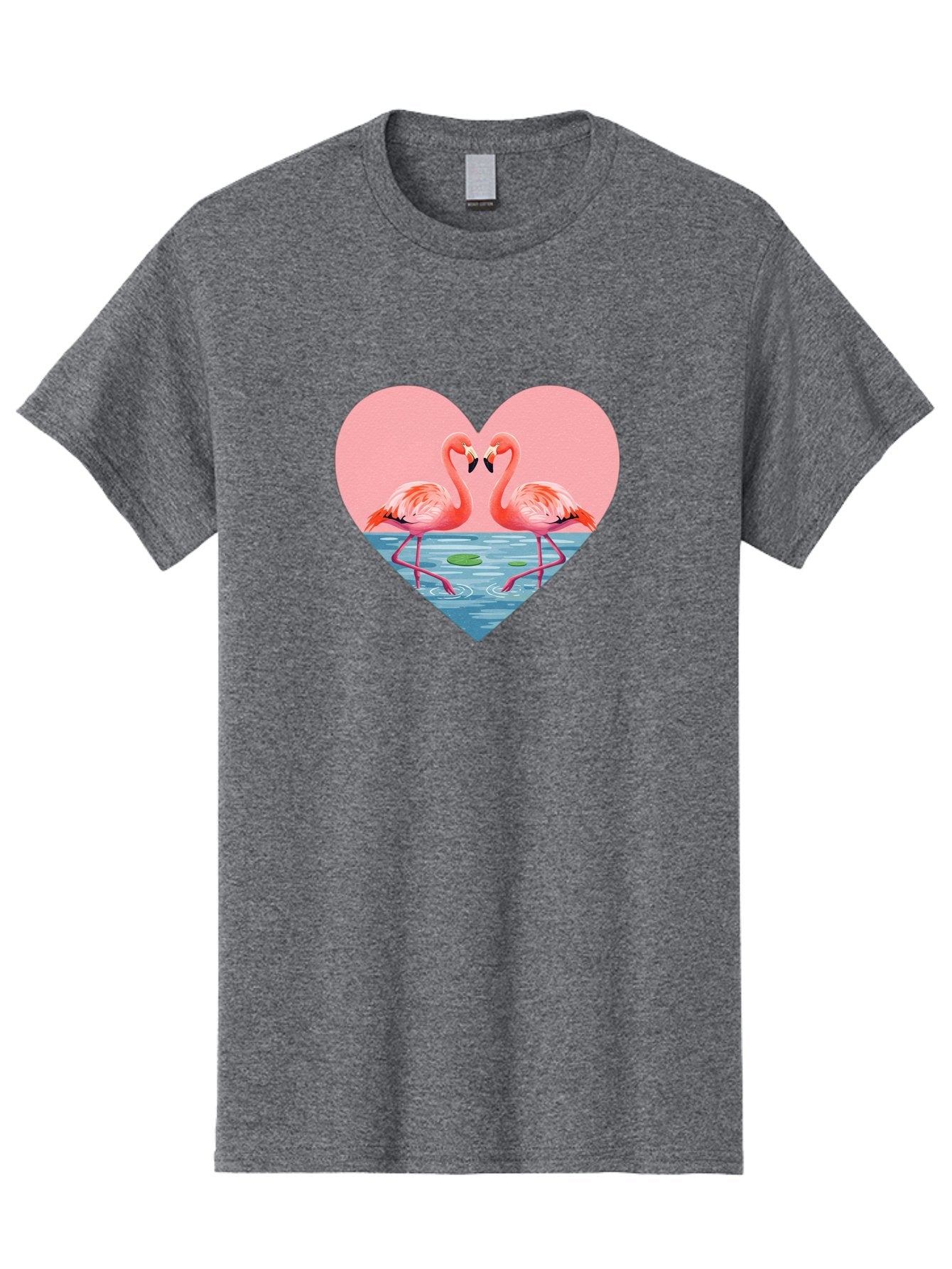 Flamingos-Heart-1 Men'S Graphic Tee, 100% Cotton, Comfortable Casual Summer Wear, Machine Washable, Vintage Camera, Old Camera, Antique Camera, Black Camera, Classic Photography, Photography Equipment, Nostalgic Device, Film Camera, Camera Art Bai859 14