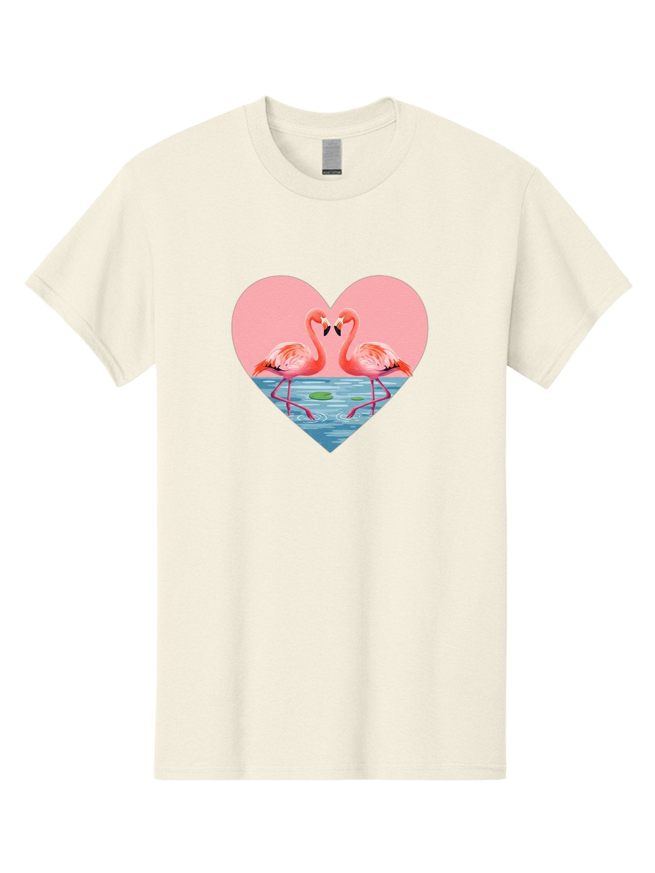 Flamingos-Heart-1 Men'S Graphic Tee, 100% Cotton, Comfortable Casual Summer Wear, Machine Washable, Vintage Camera, Old Camera, Antique Camera, Black Camera, Classic Photography, Photography Equipment, Nostalgic Device, Film Camera, Camera Art Bai859 3