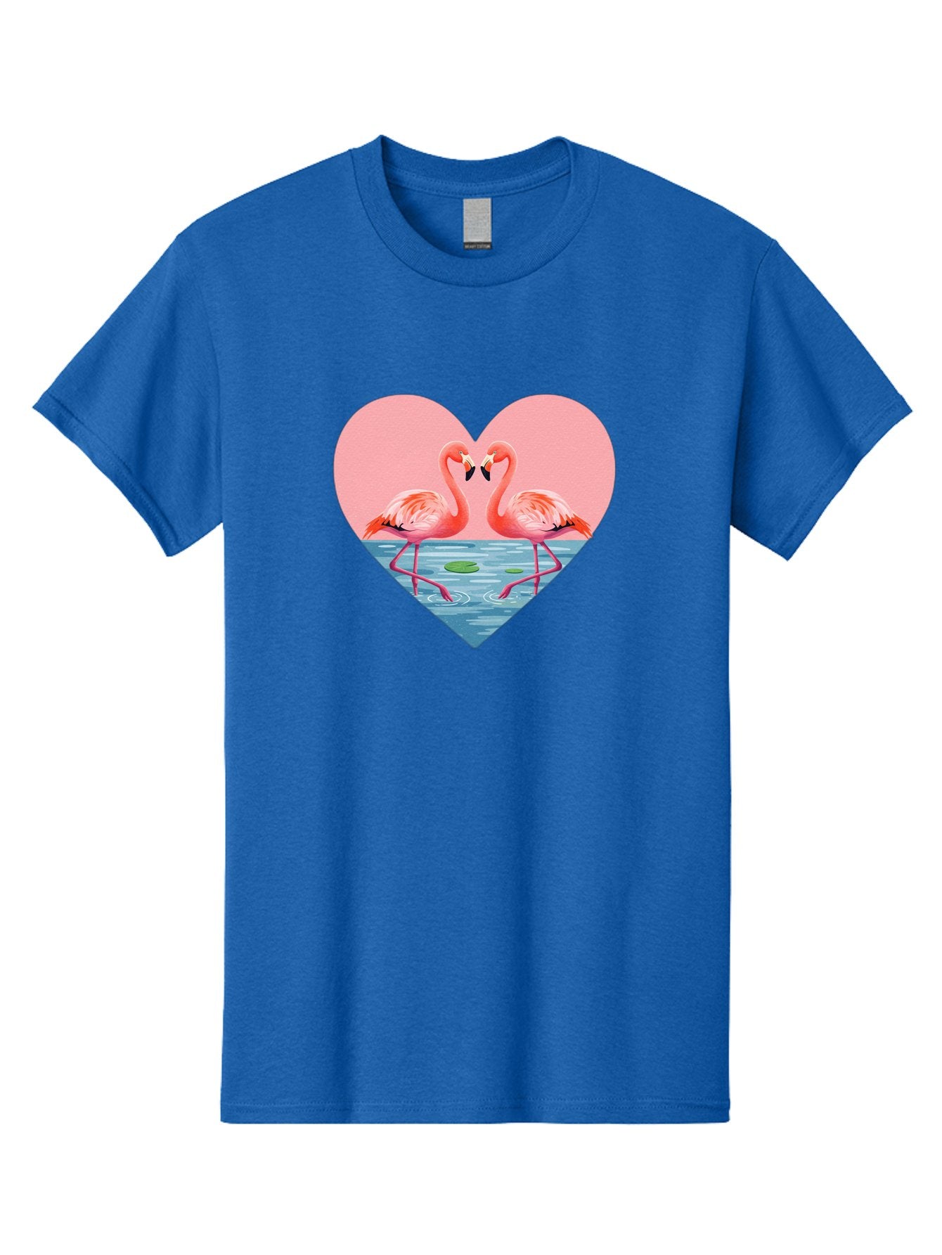 Flamingos-Heart-1 Men'S Graphic Tee, 100% Cotton, Comfortable Casual Summer Wear, Machine Washable, Vintage Camera, Old Camera, Antique Camera, Black Camera, Classic Photography, Photography Equipment, Nostalgic Device, Film Camera, Camera Art Bai859