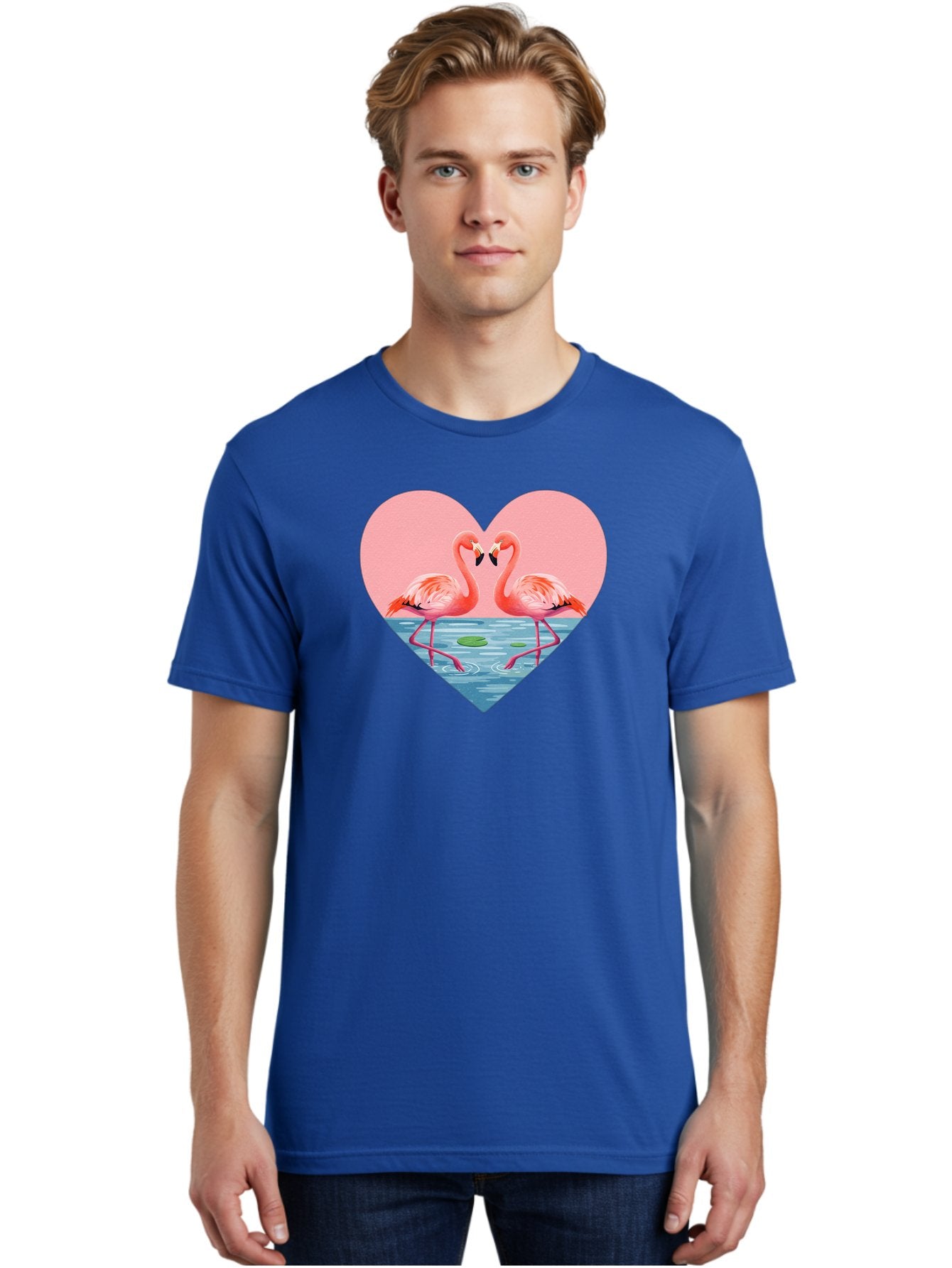 Flamingos-Heart-1 Men'S Graphic Tee, 100% Cotton, Comfortable Casual Summer Wear, Machine Washable, Vintage Camera, Old Camera, Antique Camera, Black Camera, Classic Photography, Photography Equipment, Nostalgic Device, Film Camera, Camera Art Bai859 21