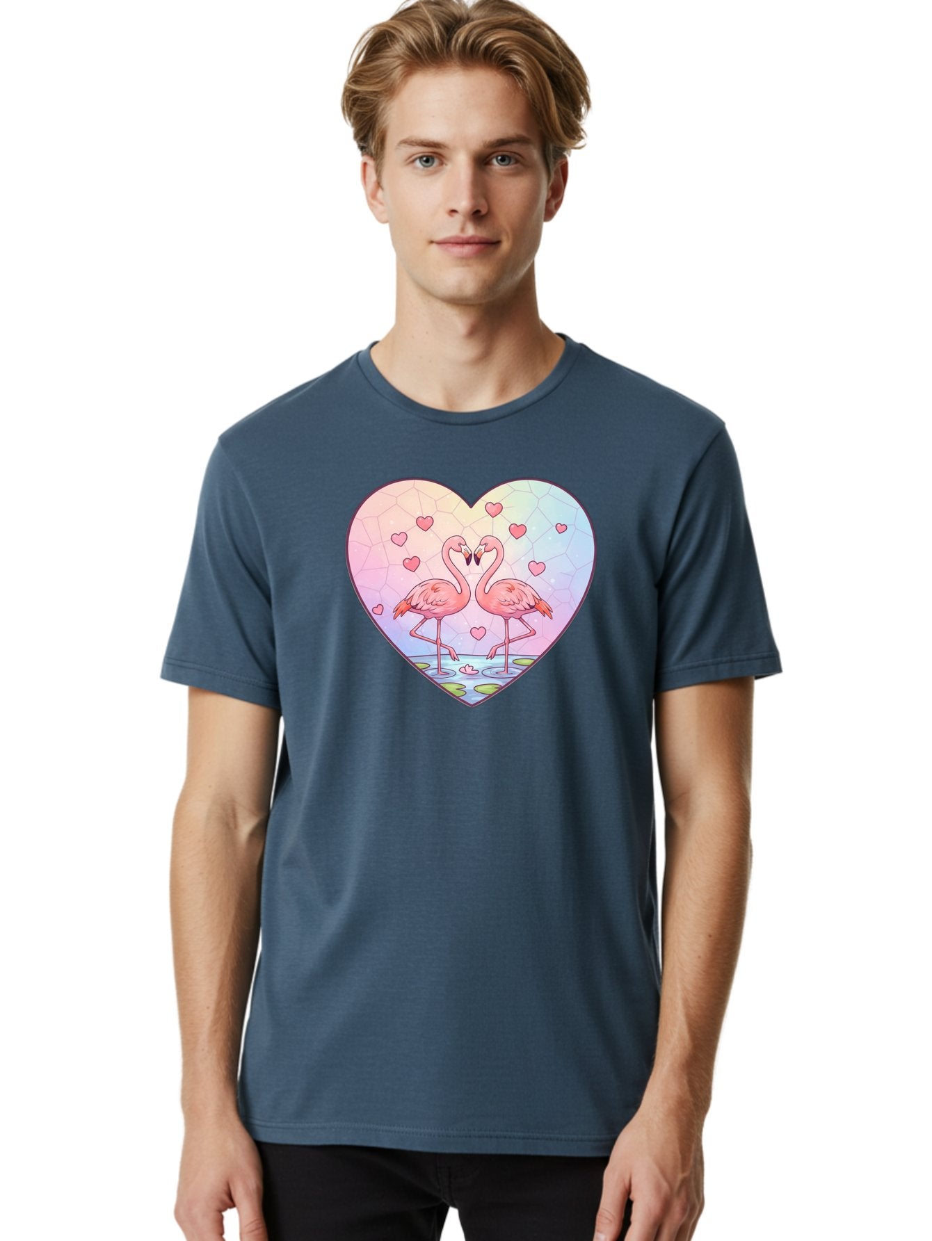 Flamingos-Heart Men'S Graphic Tee, 100% Cotton, Comfortable Casual Summer Wear, Machine Washable, Vintage Camera, Old Camera, Antique Camera, Black Camera, Classic Photography, Photography Equipment, Nostalgic Device, Film Camera, Camera Art Bai862 18