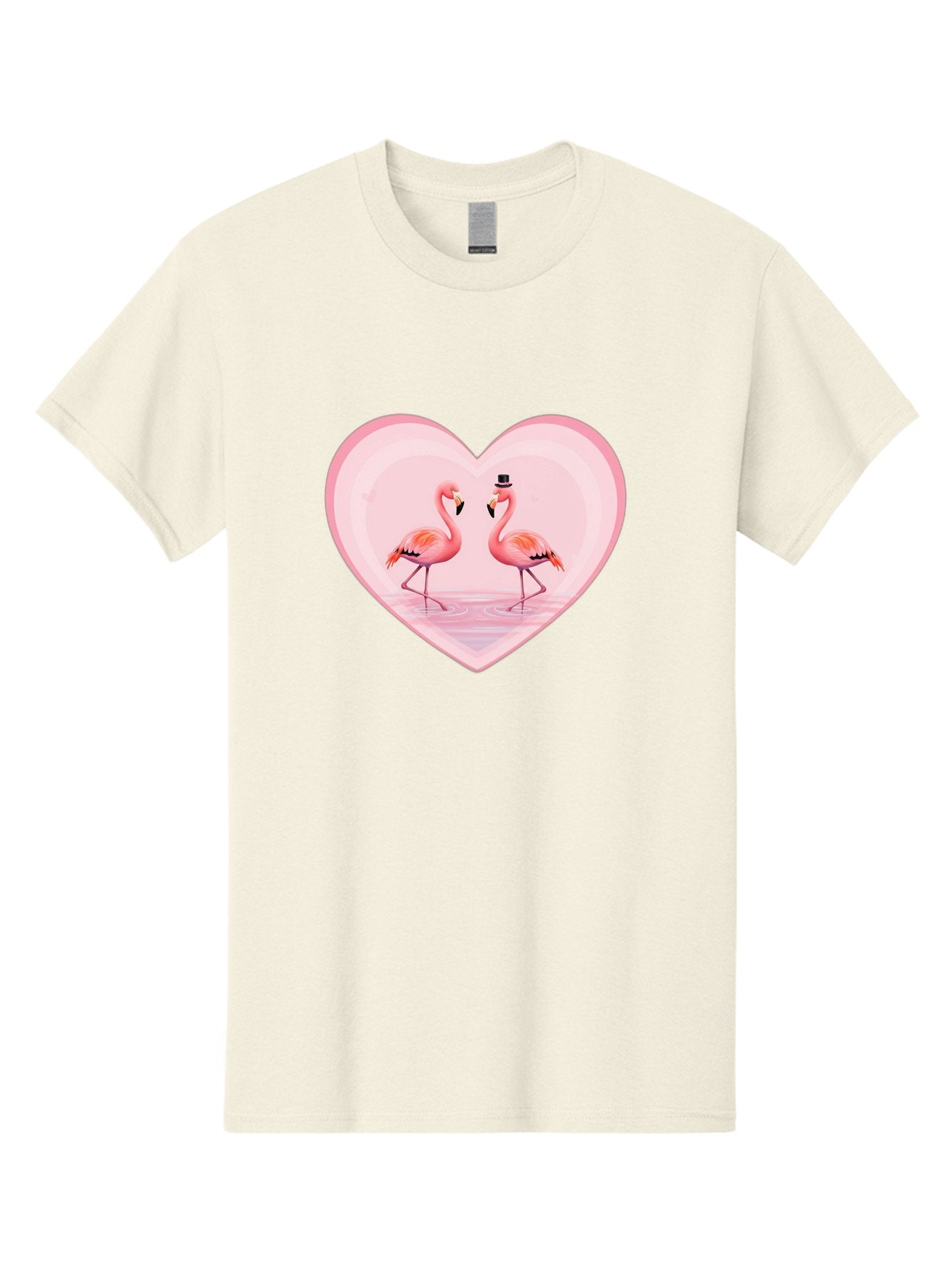 Flamingos-In-Heart-2 Men'S Graphic Tee, 100% Cotton, Comfortable Casual Summer Wear, Machine Washable, Vintage Camera, Old Camera, Antique Camera, Black Camera, Classic Photography, Photography Equipment, Nostalgic Device, Film Camera, Bai864 6