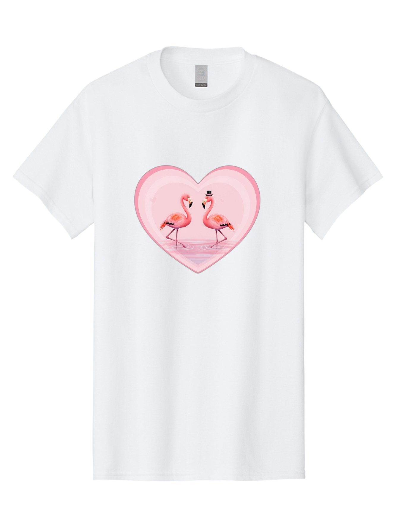 Flamingos-In-Heart-2 Men'S Graphic Tee, 100% Cotton, Comfortable Casual Summer Wear, Machine Washable, Vintage Camera, Old Camera, Antique Camera, Black Camera, Classic Photography, Photography Equipment, Nostalgic Device, Film Camera, Bai864 12