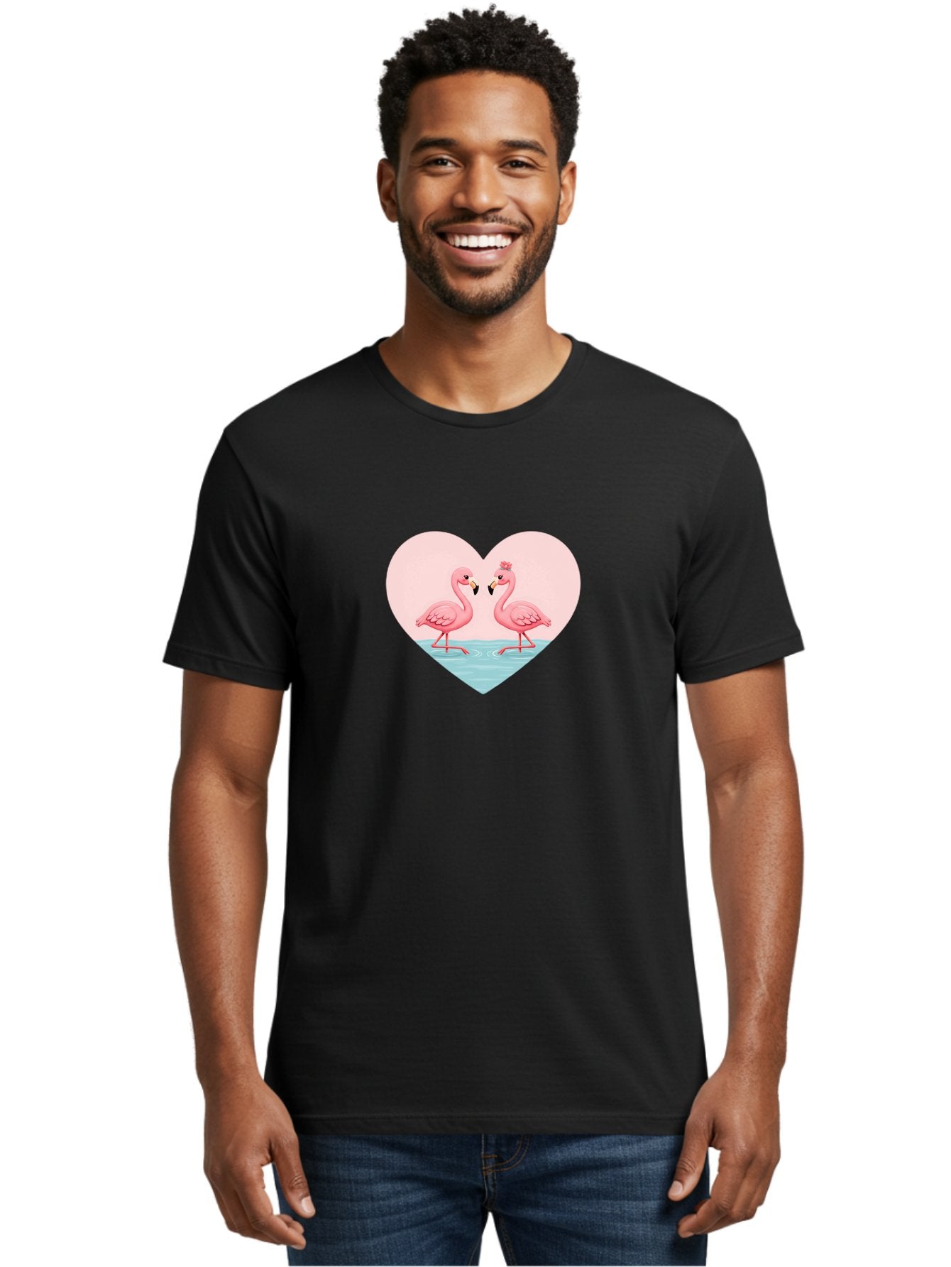 Flamingos-In-Heart Men'S Graphic Tee, 100% Cotton, Comfortable Casual Summer Wear, Machine Washable, Vintage Camera, Old Camera, Antique Camera, Black Camera, Classic Photography, Photography Equipment, Nostalgic Device, Film Camera, Bai867 30