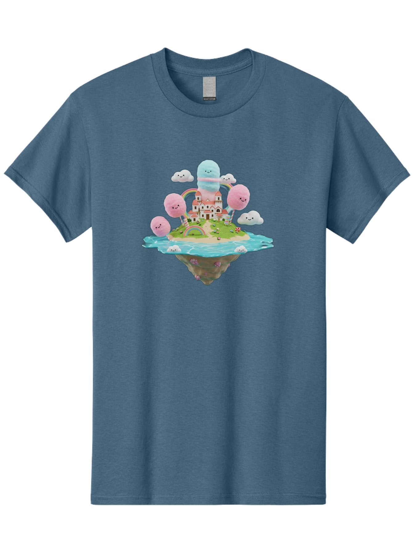 Floating-Castle-With-Smiling-Cotton-Candy-Clouds Men'S Graphic Tee, 100% Cotton, Comfortable Casual Summer Wear, Machine Washable, Vintage Camera, Old Camera, Antique Camera, Black Camera, Classic Photography, Photography Equipment, Bai871 9