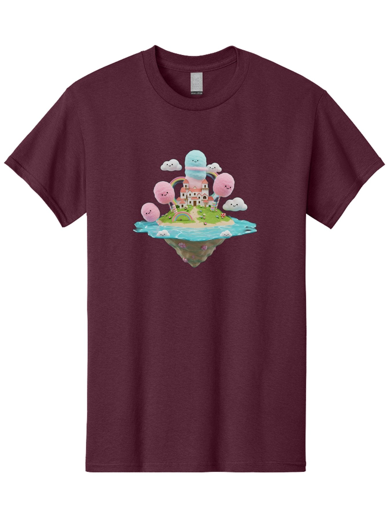 Floating-Castle-With-Smiling-Cotton-Candy-Clouds Men'S Graphic Tee, 100% Cotton, Comfortable Casual Summer Wear, Machine Washable, Vintage Camera, Old Camera, Antique Camera, Black Camera, Classic Photography, Photography Equipment, Bai871 11