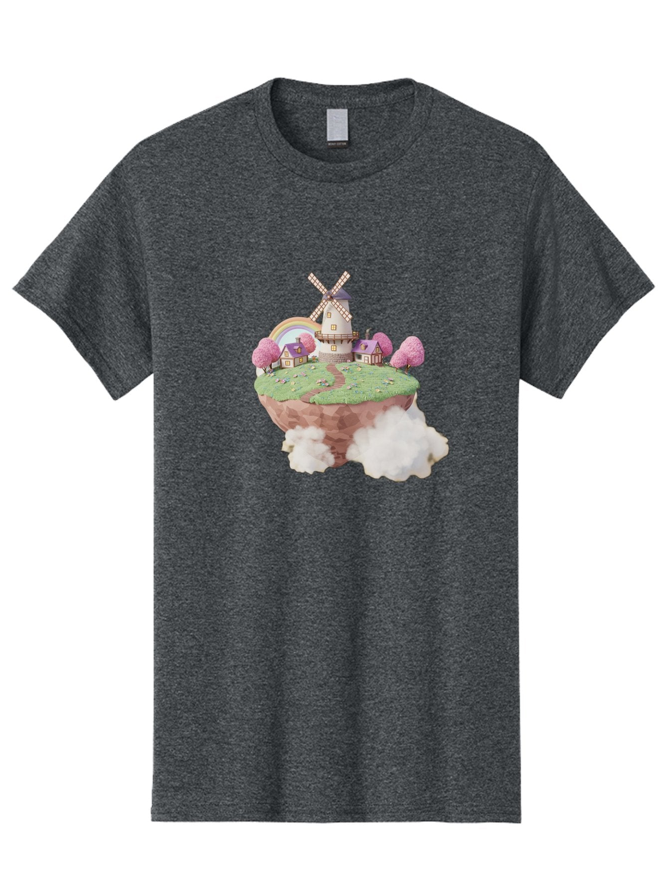 Floating-Island-Windmill Men'S Graphic Tee, 100% Cotton, Comfortable Casual Summer Wear, Machine Washable, Vintage Camera, Old Camera, Antique Camera, Black Camera, Classic Photography, Photography Equipment, Nostalgic Device, Film Camera, Bai883 3