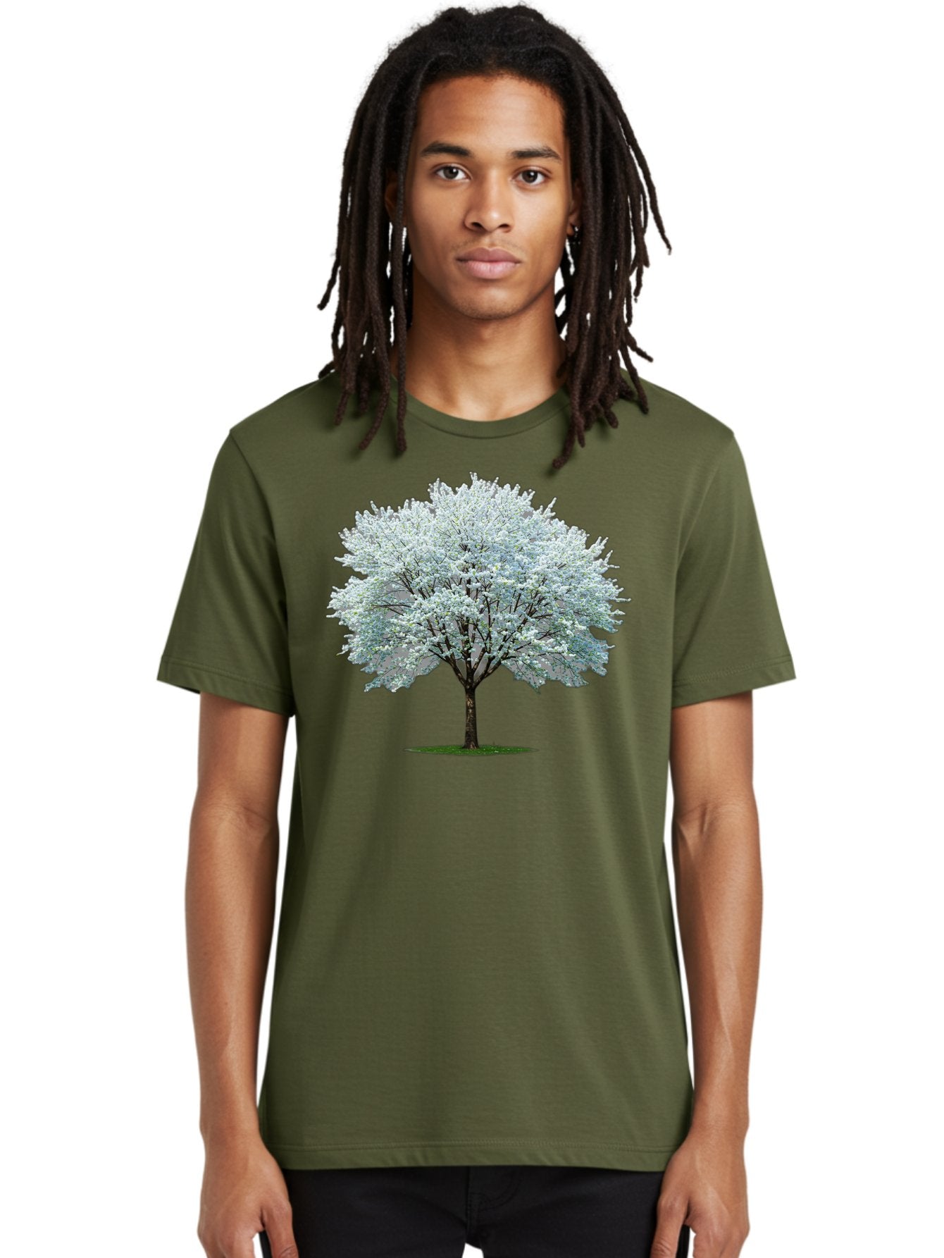 Flowering-Tree-1 Men'S Graphic Tee, 100% Cotton, Comfortable Casual Summer Wear, Machine Washable, Vintage Camera, Old Camera, Antique Camera, Black Camera, Classic Photography, Photography Equipment, Nostalgic Device, Film Camera, Camera Art Bai894 17