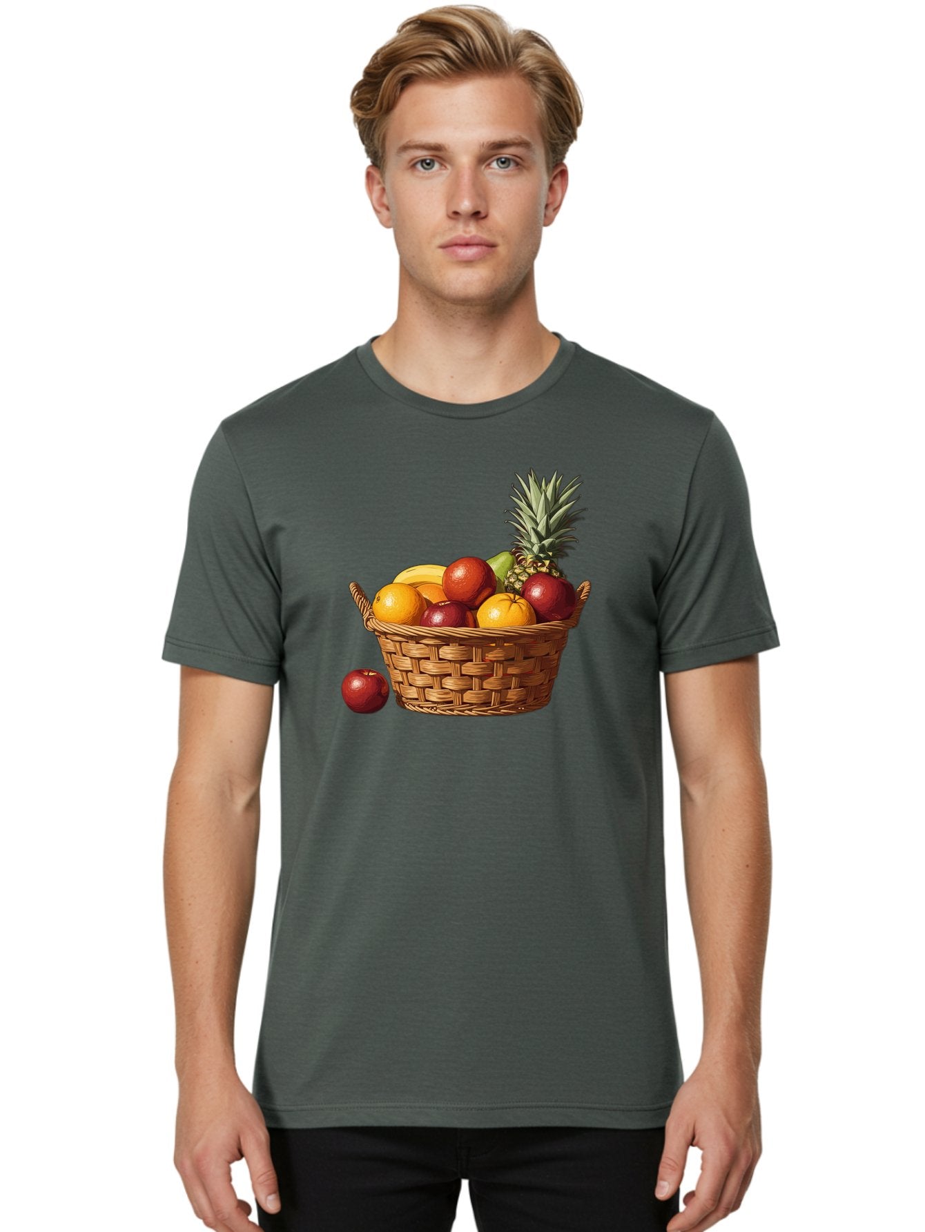 Fruit-Basket-10 Men'S Graphic Tee, 100% Cotton, Comfortable Casual Summer Wear, Machine Washable, Vintage Camera, Old Camera, Antique Camera, Black Camera, Classic Photography, Photography Equipment, Nostalgic Device, Film Camera, Camera Art Bai899 19