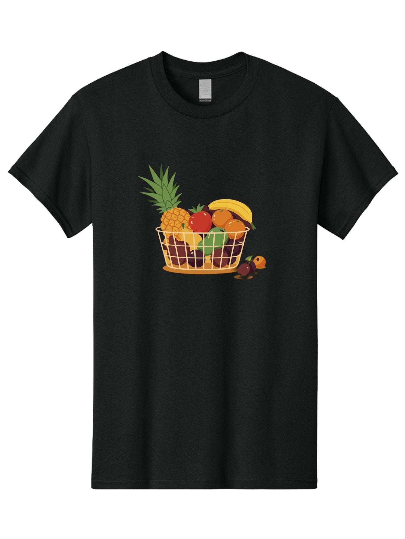 Fruit-Basket-11 Men'S Graphic Tee, 100% Cotton, Comfortable Casual Summer Wear, Machine Washable, Vintage Camera, Old Camera, Antique Camera, Black Camera, Classic Photography, Photography Equipment, Nostalgic Device, Film Camera, Camera Art Bai900 13