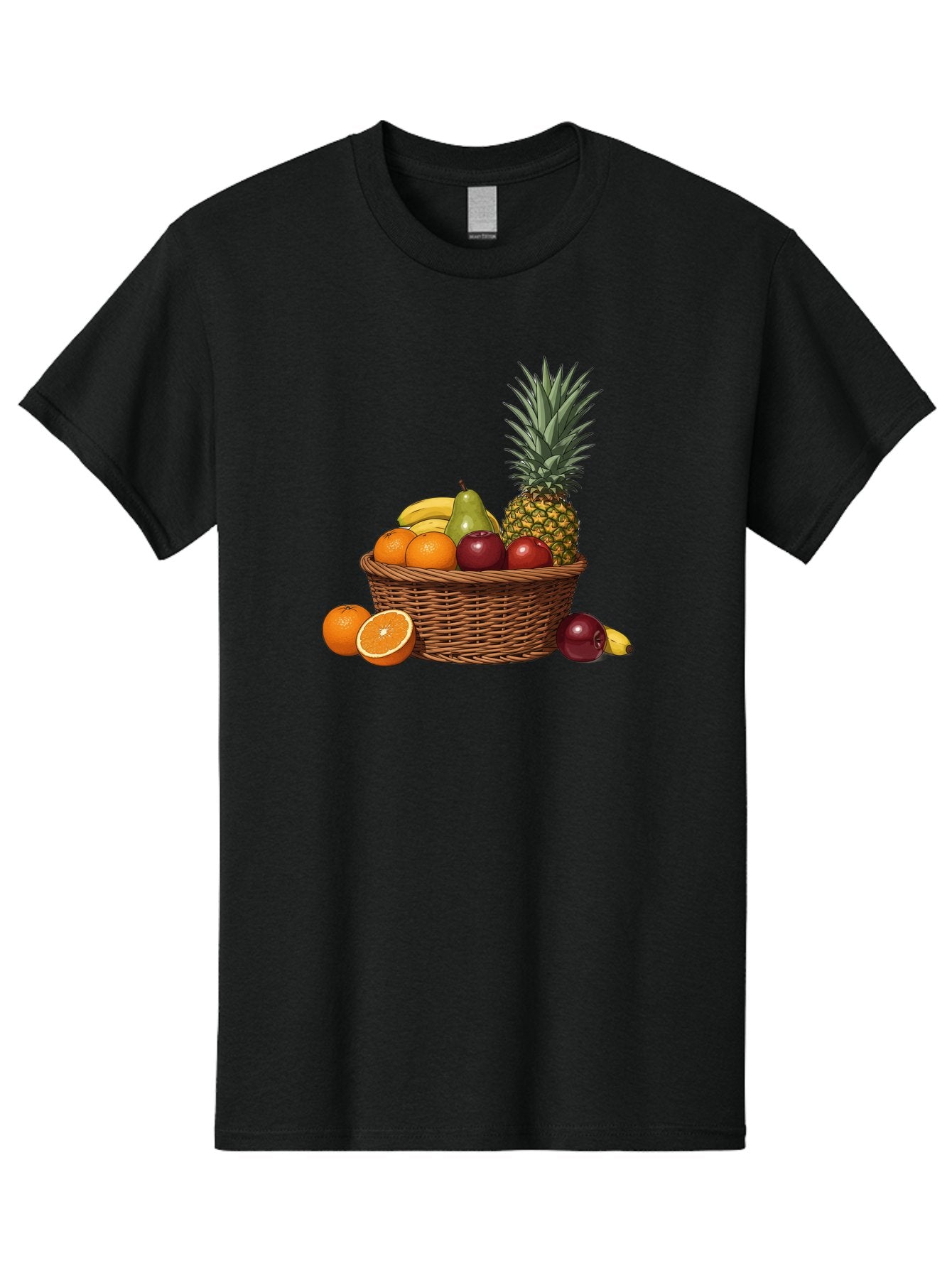 Fruit-Basket-13 Men'S Graphic Tee, 100% Cotton, Comfortable Casual Summer Wear, Machine Washable, Vintage Camera, Old Camera, Antique Camera, Black Camera, Classic Photography, Photography Equipment, Nostalgic Device, Film Camera, Camera Art Bai902 7