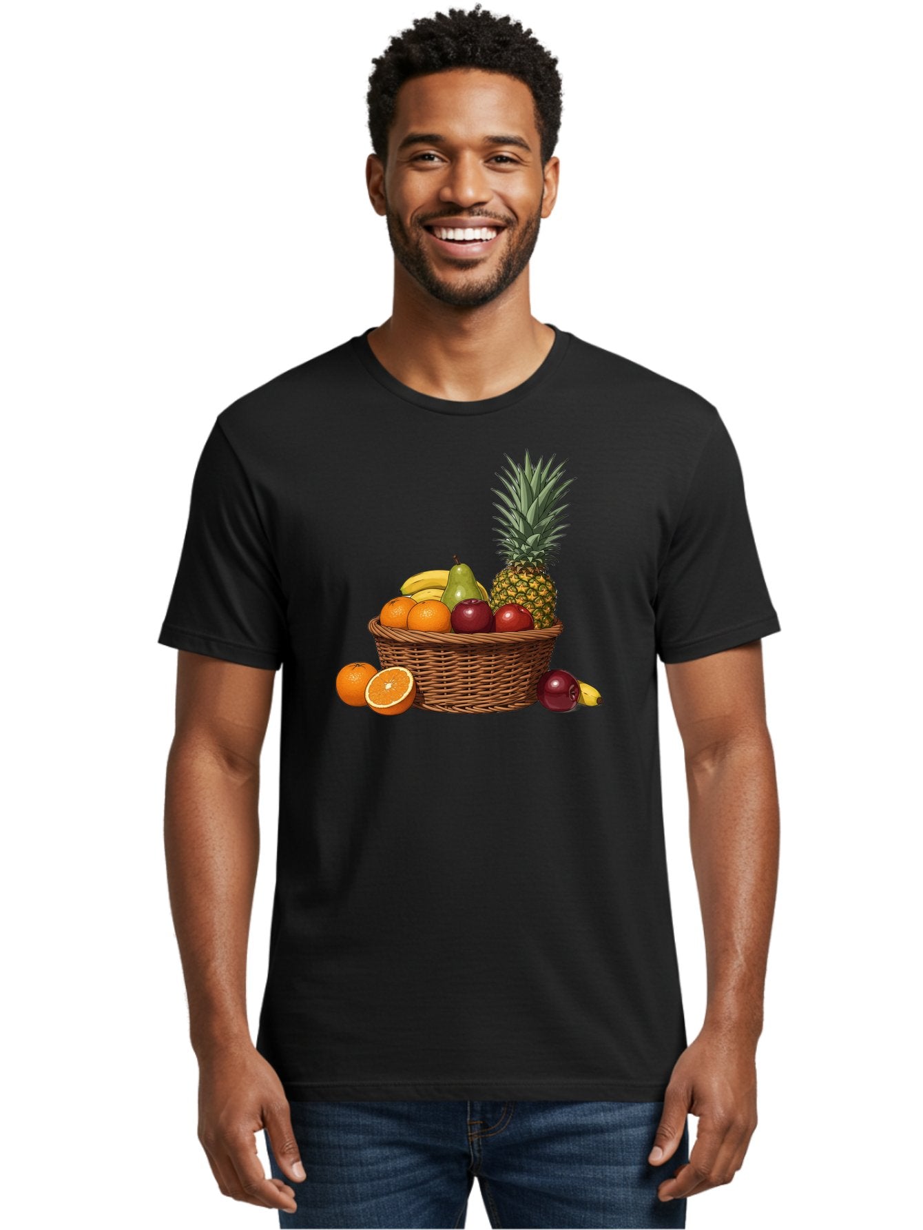 Fruit-Basket-13 Men'S Graphic Tee, 100% Cotton, Comfortable Casual Summer Wear, Machine Washable, Vintage Camera, Old Camera, Antique Camera, Black Camera, Classic Photography, Photography Equipment, Nostalgic Device, Film Camera, Camera Art Bai902 16