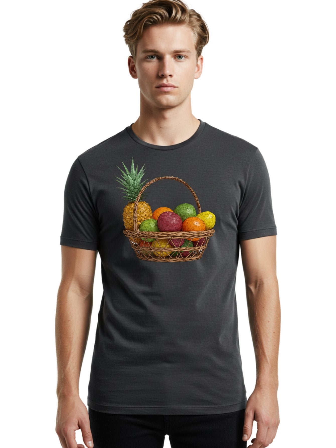 Fruit-Basket-14 Men'S Graphic Tee, 100% Cotton, Comfortable Casual Summer Wear, Machine Washable, Vintage Camera, Old Camera, Antique Camera, Black Camera, Classic Photography, Photography Equipment, Nostalgic Device, Film Camera, Camera Art Bai903 25