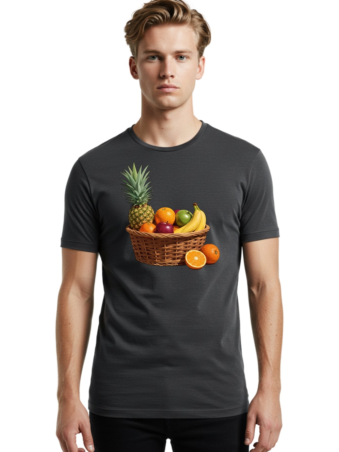 Fruit-Basket-15 Men'S Graphic Tee, 100% Cotton, Comfortable Casual Summer Wear, Machine Washable, Vintage Camera, Old Camera, Antique Camera, Black Camera, Classic Photography, Photography Equipment, Nostalgic Device, Film Camera, Camera Art Bai904 18