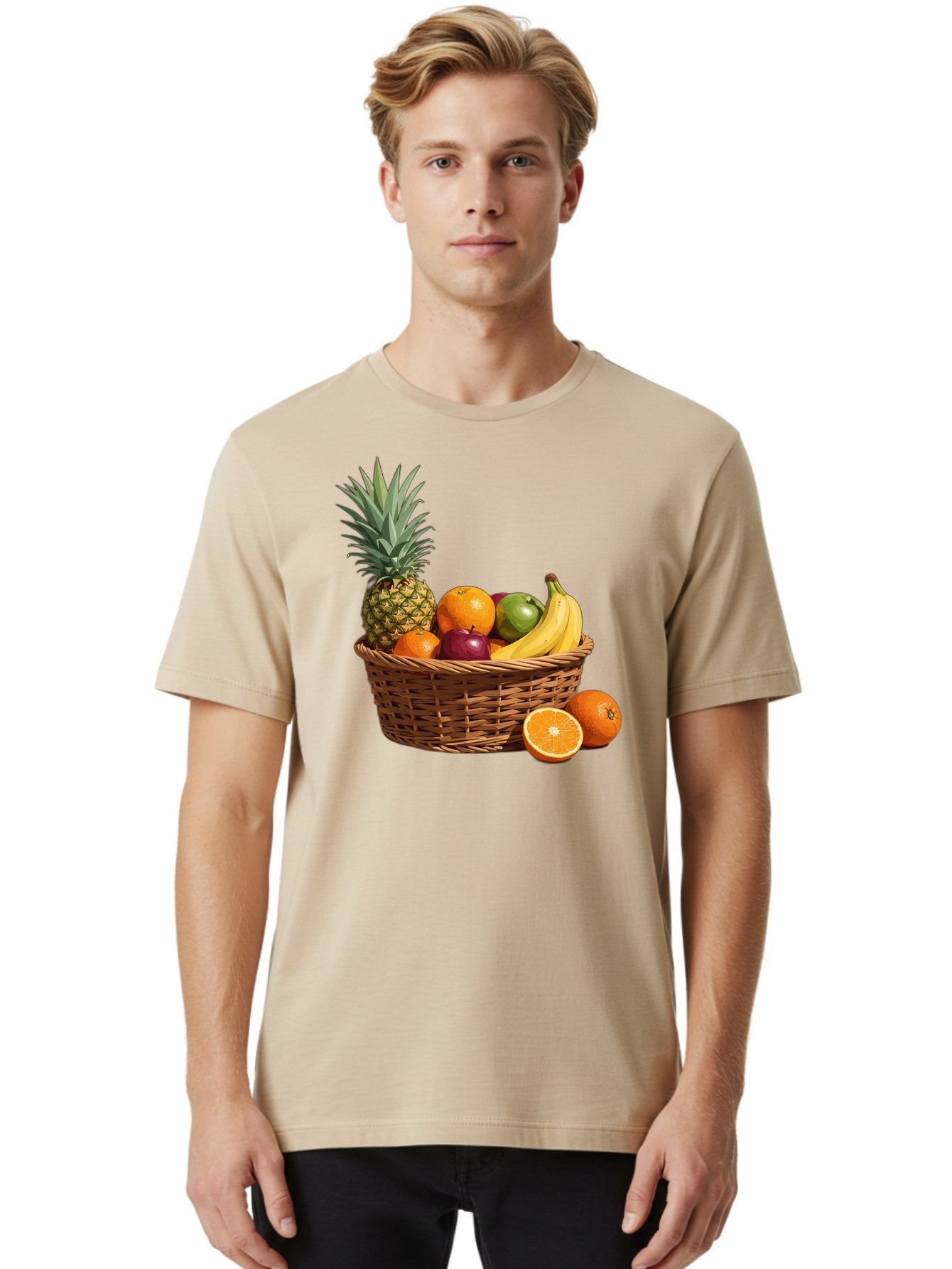 Fruit-Basket-15 Men'S Graphic Tee, 100% Cotton, Comfortable Casual Summer Wear, Machine Washable, Vintage Camera, Old Camera, Antique Camera, Black Camera, Classic Photography, Photography Equipment, Nostalgic Device, Film Camera, Camera Art Bai904 22