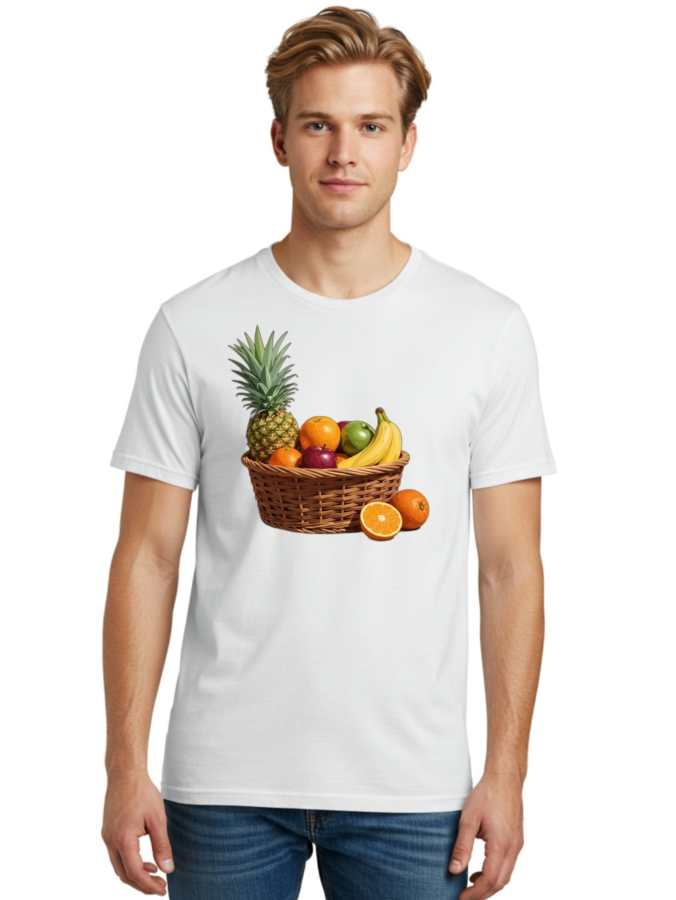 Fruit-Basket-15 Men'S Graphic Tee, 100% Cotton, Comfortable Casual Summer Wear, Machine Washable, Vintage Camera, Old Camera, Antique Camera, Black Camera, Classic Photography, Photography Equipment, Nostalgic Device, Film Camera, Camera Art Bai904 24