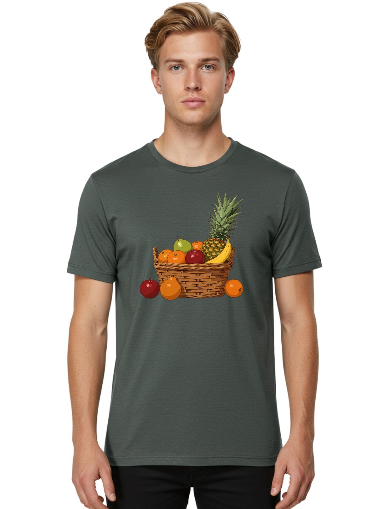 Fruit-Basket-16 Men'S Graphic Tee, 100% Cotton, Comfortable Casual Summer Wear, Machine Washable, Vintage Camera, Old Camera, Antique Camera, Black Camera, Classic Photography, Photography Equipment, Nostalgic Device, Film Camera, Camera Art Bai905 16