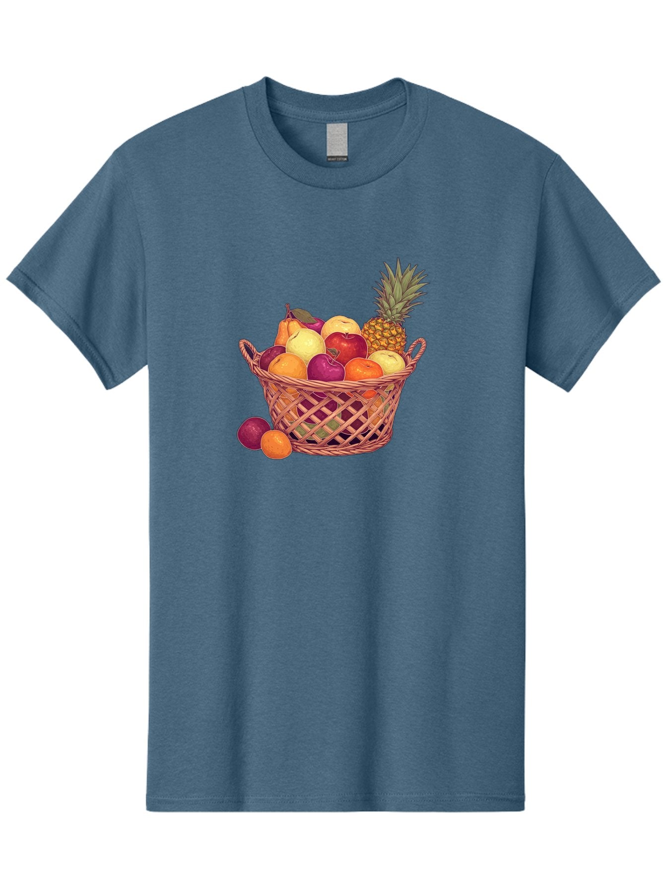 Fruit-Basket-2 Men'S Graphic Tee, 100% Cotton, Comfortable Casual Summer Wear, Machine Washable, Vintage Camera, Old Camera, Antique Camera, Black Camera, Classic Photography, Photography Equipment, Nostalgic Device, Film Camera, Camera Art Bai909