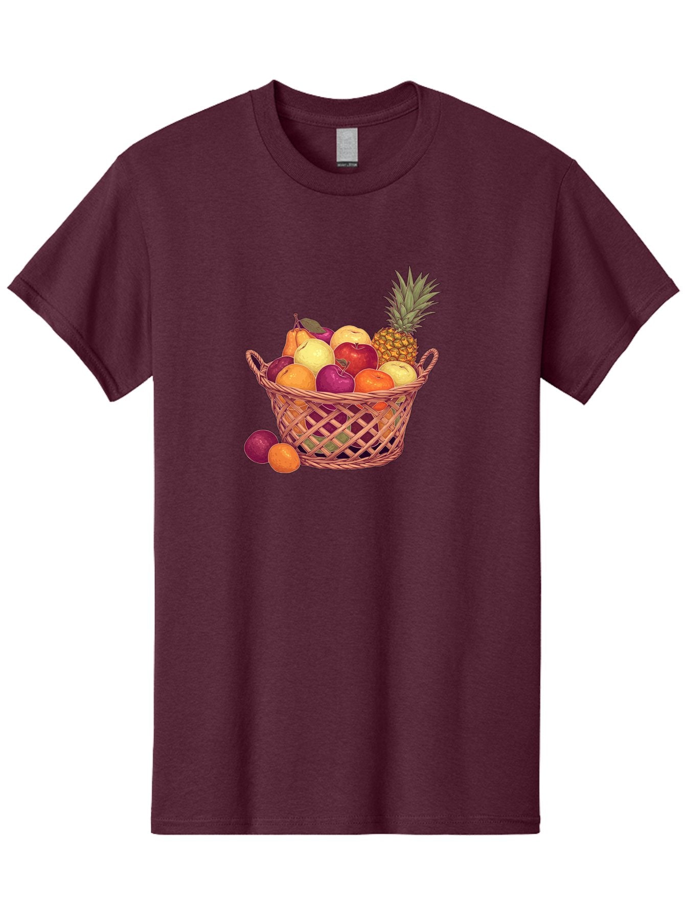 Fruit-Basket-2 Men'S Graphic Tee, 100% Cotton, Comfortable Casual Summer Wear, Machine Washable, Vintage Camera, Old Camera, Antique Camera, Black Camera, Classic Photography, Photography Equipment, Nostalgic Device, Film Camera, Camera Art Bai909 4