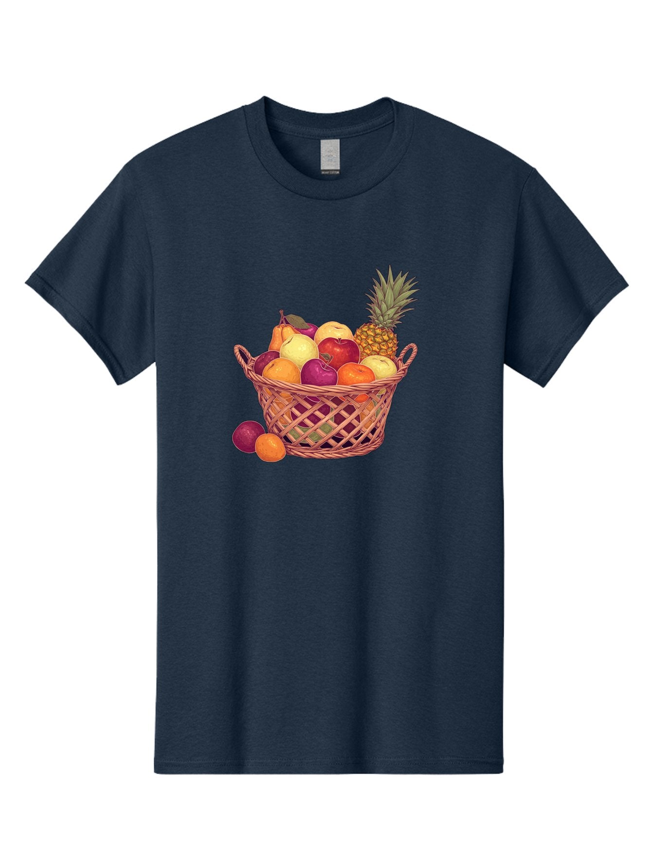 Fruit-Basket-2 Men'S Graphic Tee, 100% Cotton, Comfortable Casual Summer Wear, Machine Washable, Vintage Camera, Old Camera, Antique Camera, Black Camera, Classic Photography, Photography Equipment, Nostalgic Device, Film Camera, Camera Art Bai909 5
