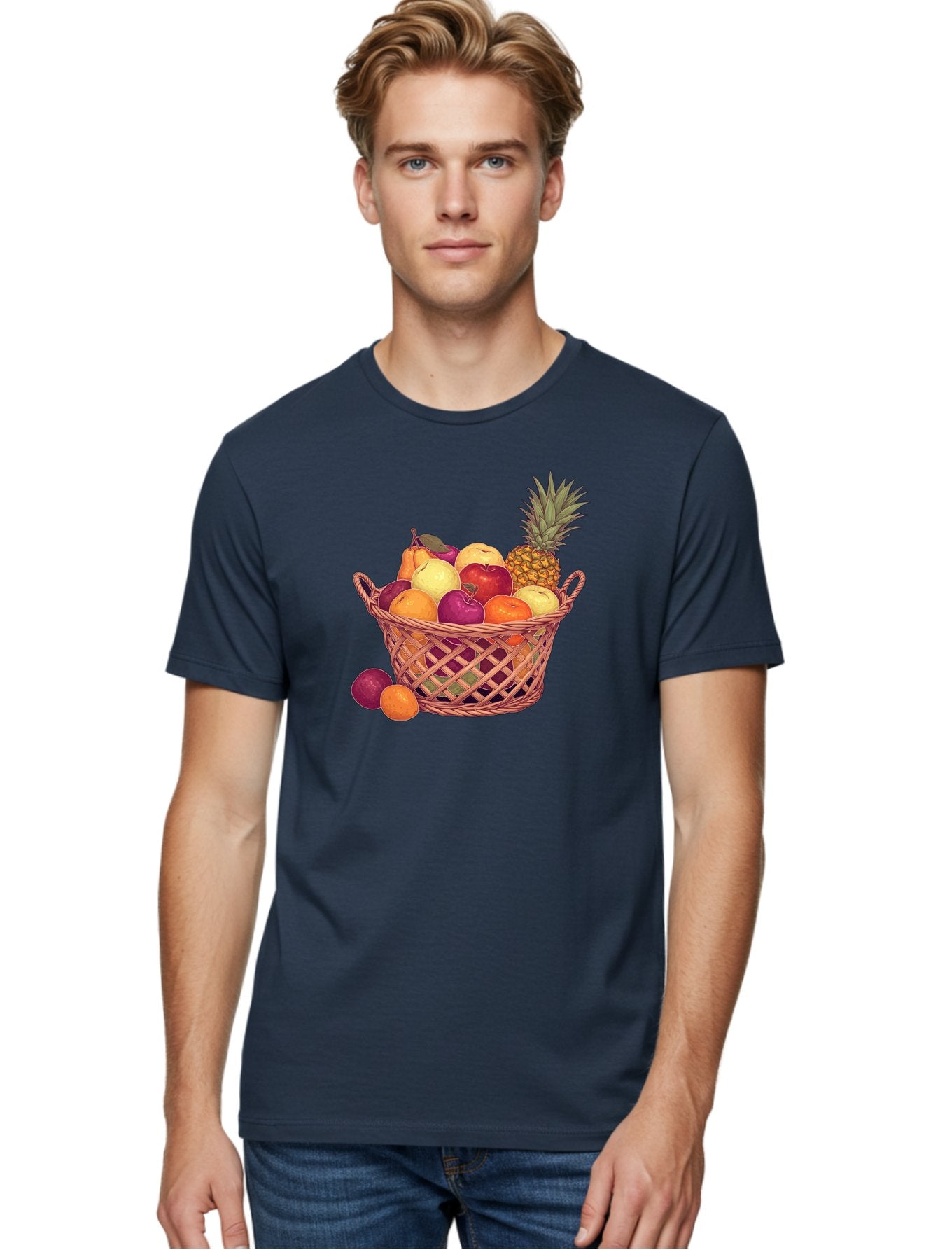 Fruit-Basket-2 Men'S Graphic Tee, 100% Cotton, Comfortable Casual Summer Wear, Machine Washable, Vintage Camera, Old Camera, Antique Camera, Black Camera, Classic Photography, Photography Equipment, Nostalgic Device, Film Camera, Camera Art Bai909 23