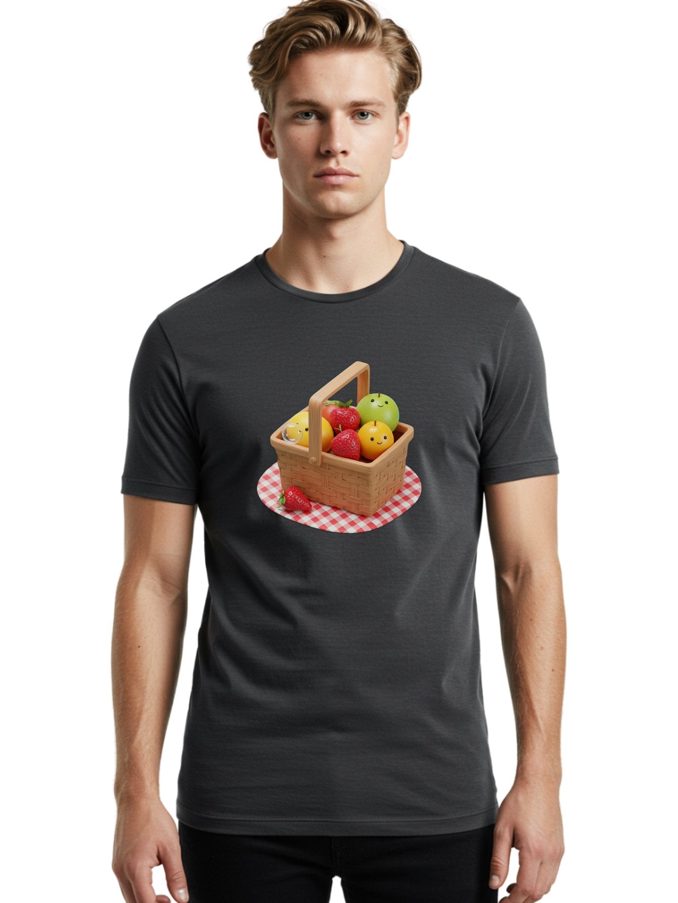 Fruit-Basket-20 Men'S Graphic Tee, 100% Cotton, Comfortable Casual Summer Wear, Machine Washable, Vintage Camera, Old Camera, Antique Camera, Black Camera, Classic Photography, Photography Equipment, Nostalgic Device, Film Camera, Camera Art Bai910 24