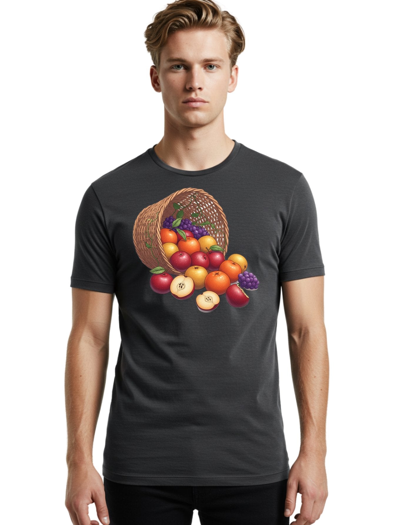 Fruit-Basket-21 Men'S Graphic Tee, 100% Cotton, Comfortable Casual Summer Wear, Machine Washable, Vintage Camera, Old Camera, Antique Camera, Black Camera, Classic Photography, Photography Equipment, Nostalgic Device, Film Camera, Camera Art Bai911 18