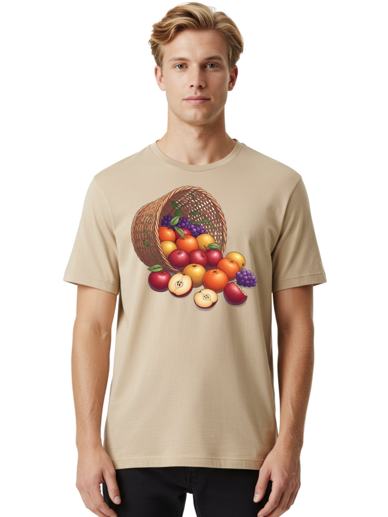 Fruit-Basket-21 Men'S Graphic Tee, 100% Cotton, Comfortable Casual Summer Wear, Machine Washable, Vintage Camera, Old Camera, Antique Camera, Black Camera, Classic Photography, Photography Equipment, Nostalgic Device, Film Camera, Camera Art Bai911 21