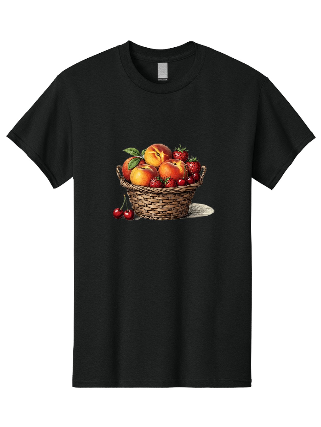 Fruit-Basket-26 Men'S Graphic Tee, 100% Cotton, Comfortable Casual Summer Wear, Machine Washable, Vintage Camera, Old Camera, Antique Camera, Black Camera, Classic Photography, Photography Equipment, Nostalgic Device, Film Camera, Camera Art Bai916 7