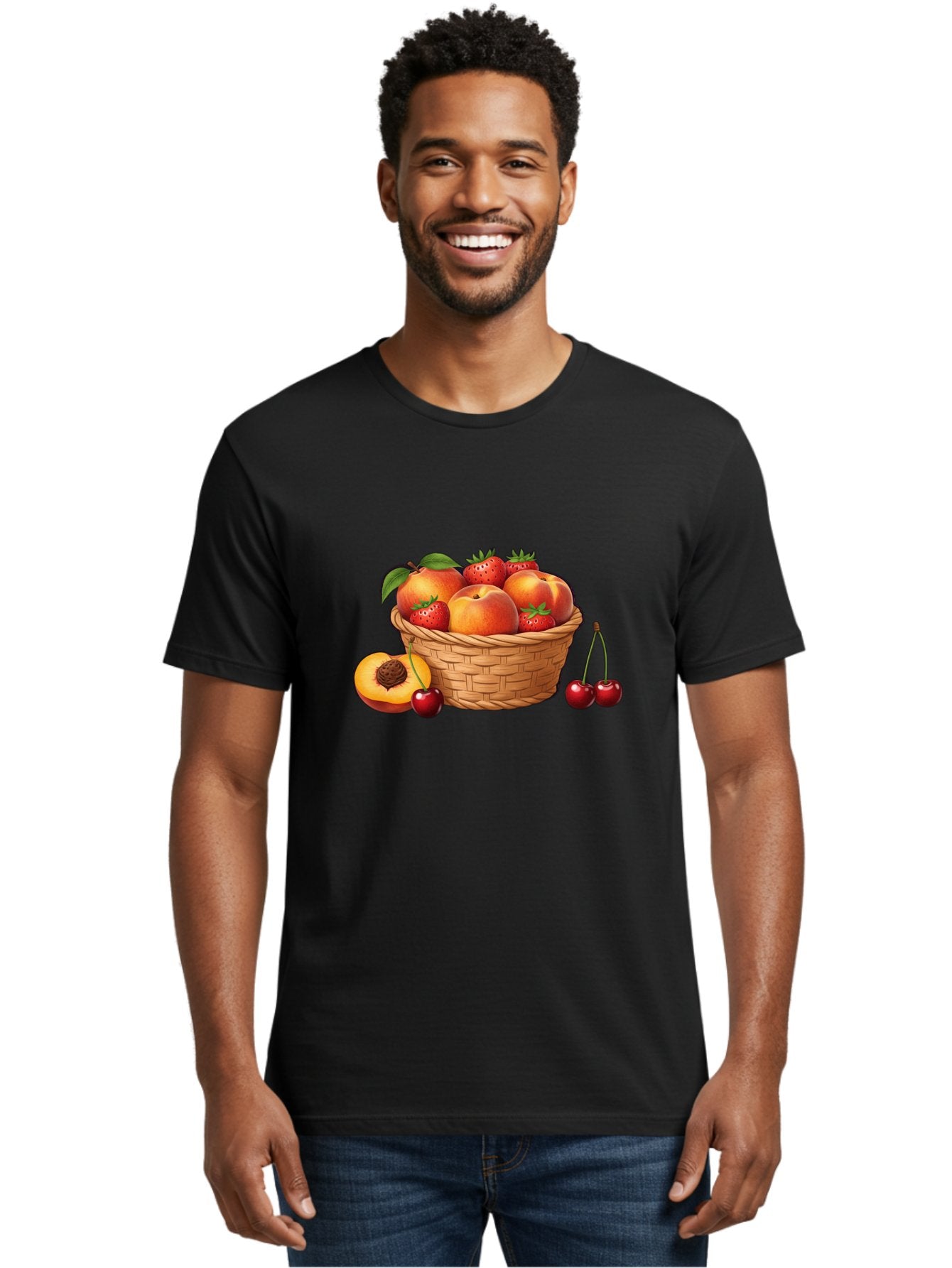 Fruit-Basket-27 Men'S Graphic Tee, 100% Cotton, Comfortable Casual Summer Wear, Machine Washable, Vintage Camera, Old Camera, Antique Camera, Black Camera, Classic Photography, Photography Equipment, Nostalgic Device, Film Camera, Camera Art Bai917 27