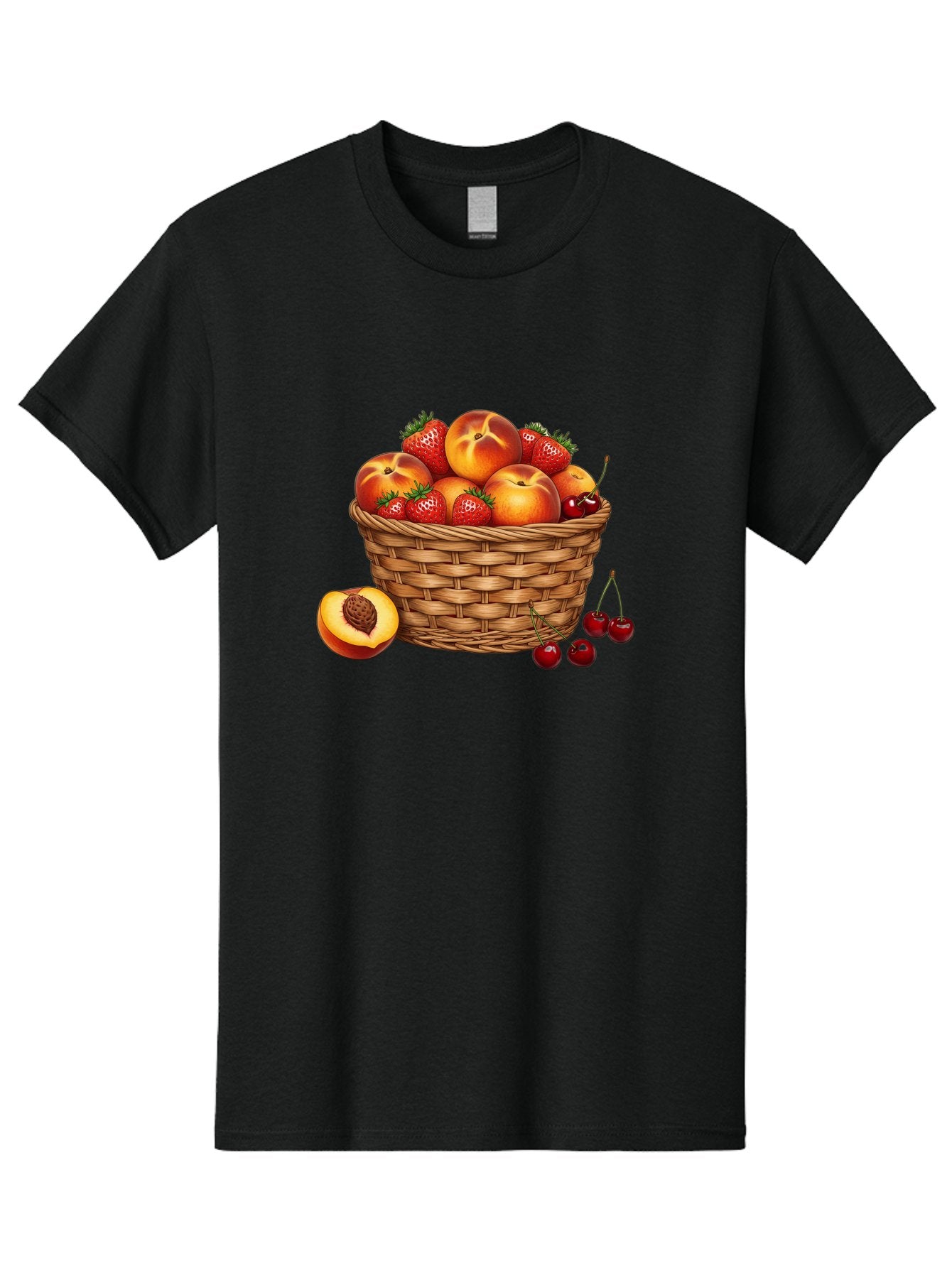 Fruit-Basket-28 Men'S Graphic Tee, 100% Cotton, Comfortable Casual Summer Wear, Machine Washable, Vintage Camera, Old Camera, Antique Camera, Black Camera, Classic Photography, Photography Equipment, Nostalgic Device, Film Camera, Camera Art Bai918 3