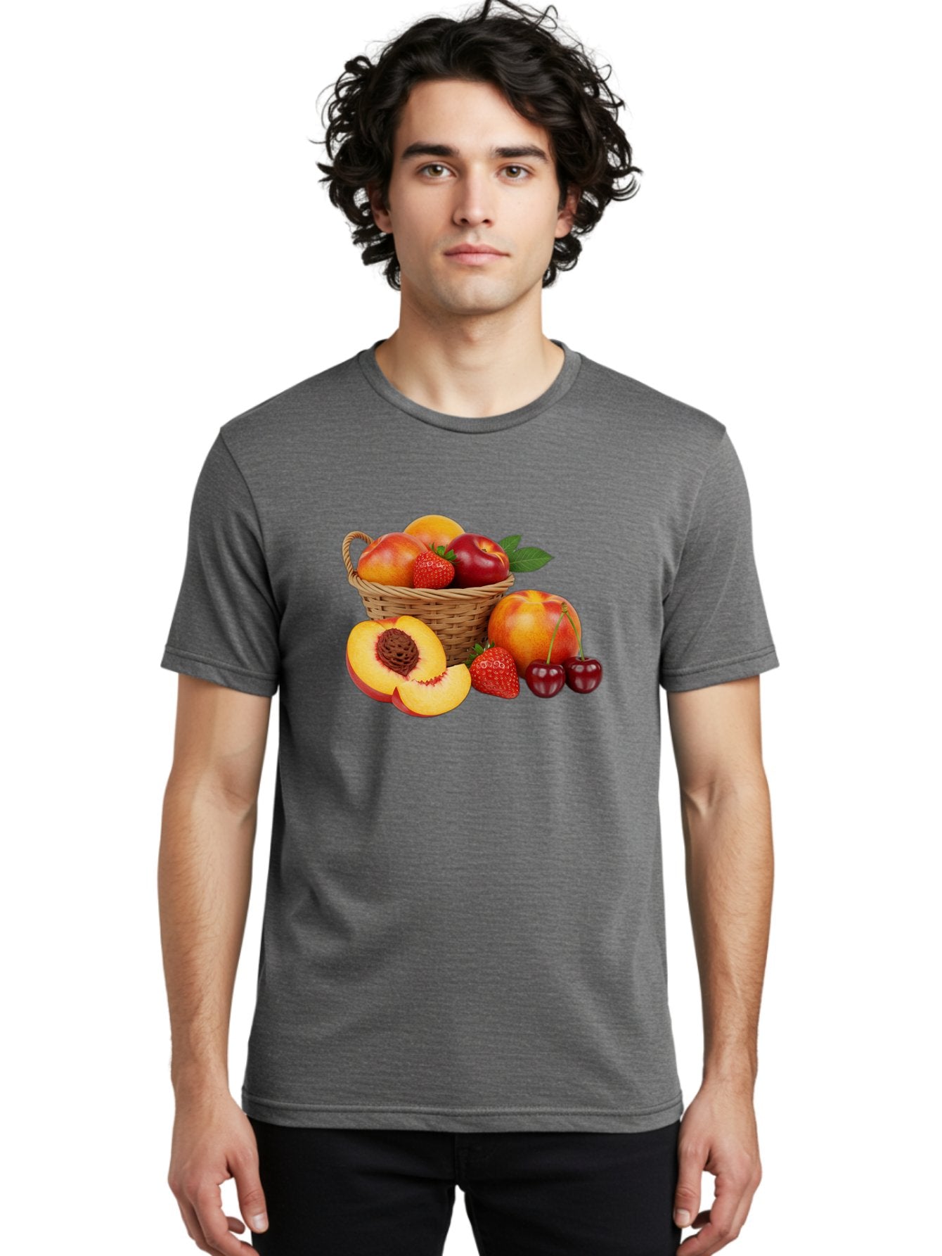 Fruit-Basket-30 Men'S Graphic Tee, 100% Cotton, Comfortable Casual Summer Wear, Machine Washable, Vintage Camera, Old Camera, Antique Camera, Black Camera, Classic Photography, Photography Equipment, Nostalgic Device, Film Camera, Camera Art Bai921 20