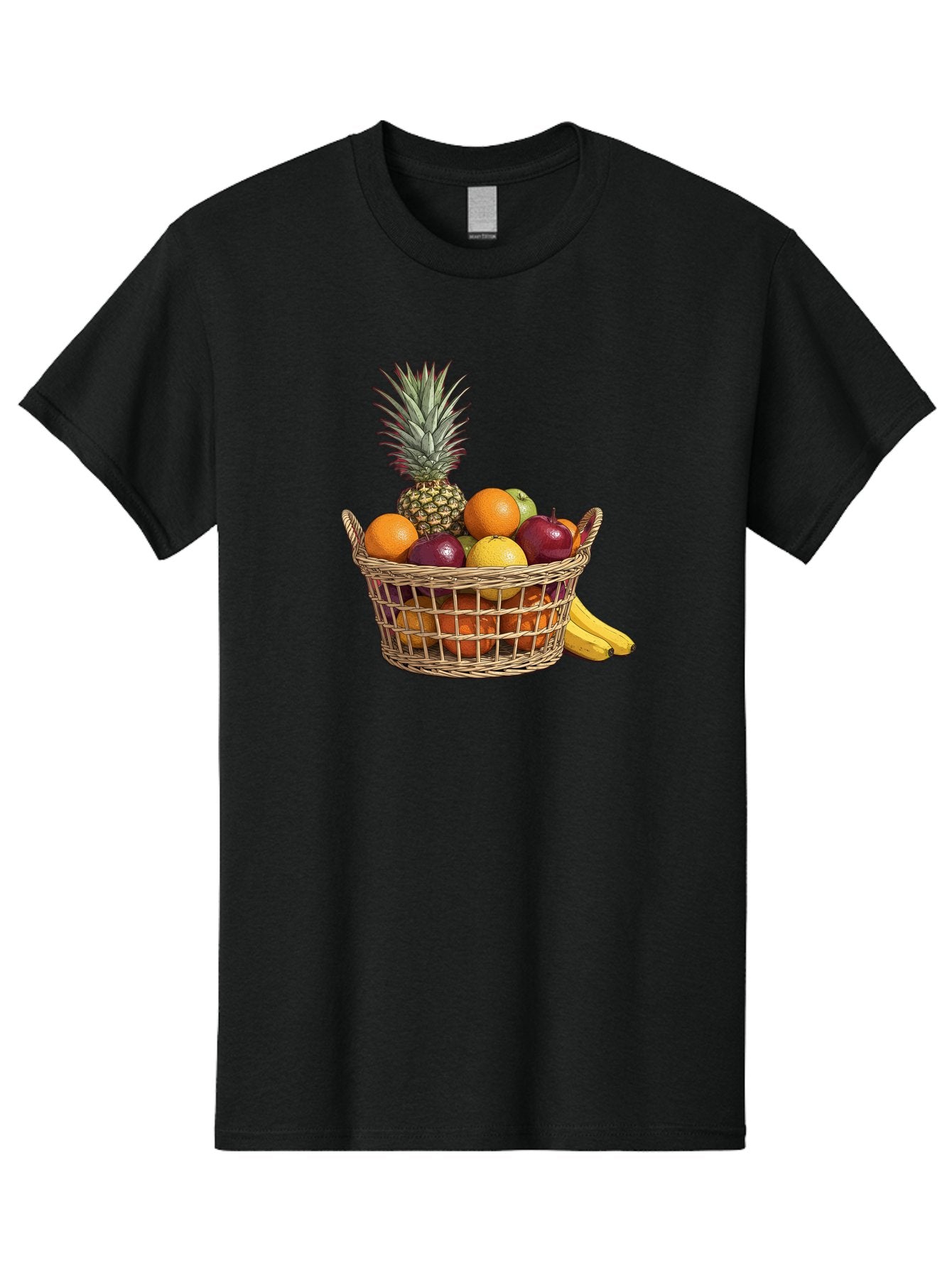 Fruit-Basket-5 Men'S Graphic Tee, 100% Cotton, Comfortable Casual Summer Wear, Machine Washable, Vintage Camera, Old Camera, Antique Camera, Black Camera, Classic Photography, Photography Equipment, Nostalgic Device, Film Camera, Camera Art Bai926 8