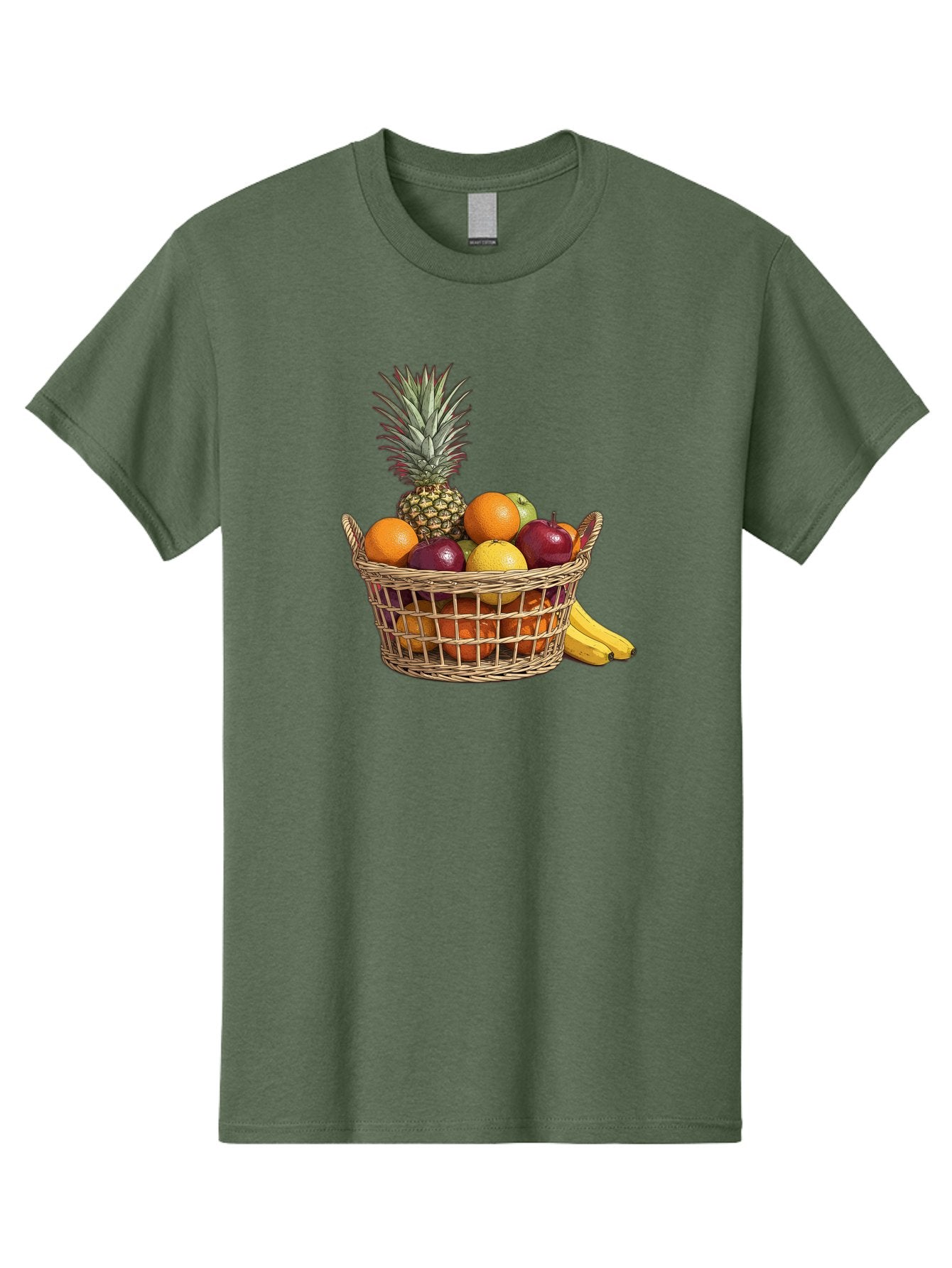 Fruit-Basket-5 Men'S Graphic Tee, 100% Cotton, Comfortable Casual Summer Wear, Machine Washable, Vintage Camera, Old Camera, Antique Camera, Black Camera, Classic Photography, Photography Equipment, Nostalgic Device, Film Camera, Camera Art Bai926