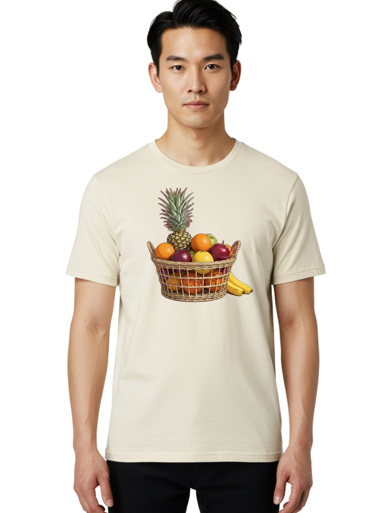 Fruit-Basket-5 Men'S Graphic Tee, 100% Cotton, Comfortable Casual Summer Wear, Machine Washable, Vintage Camera, Old Camera, Antique Camera, Black Camera, Classic Photography, Photography Equipment, Nostalgic Device, Film Camera, Camera Art Bai926 18