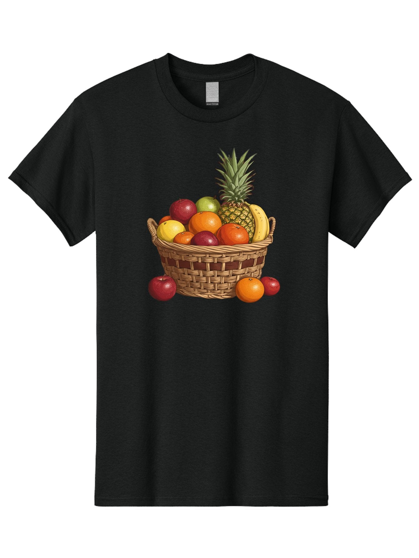 Fruit-Basket-6 Men'S Graphic Tee, 100% Cotton, Comfortable Casual Summer Wear, Machine Washable, Vintage Camera, Old Camera, Antique Camera, Black Camera, Classic Photography, Photography Equipment, Nostalgic Device, Film Camera, Camera Art Bai927 9