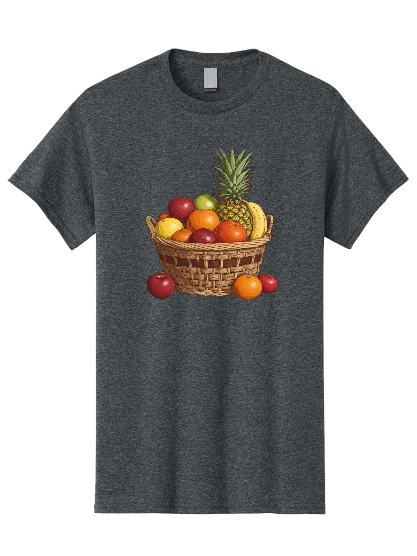 Fruit-Basket-6 Men'S Graphic Tee, 100% Cotton, Comfortable Casual Summer Wear, Machine Washable, Vintage Camera, Old Camera, Antique Camera, Black Camera, Classic Photography, Photography Equipment, Nostalgic Device, Film Camera, Camera Art Bai927 6