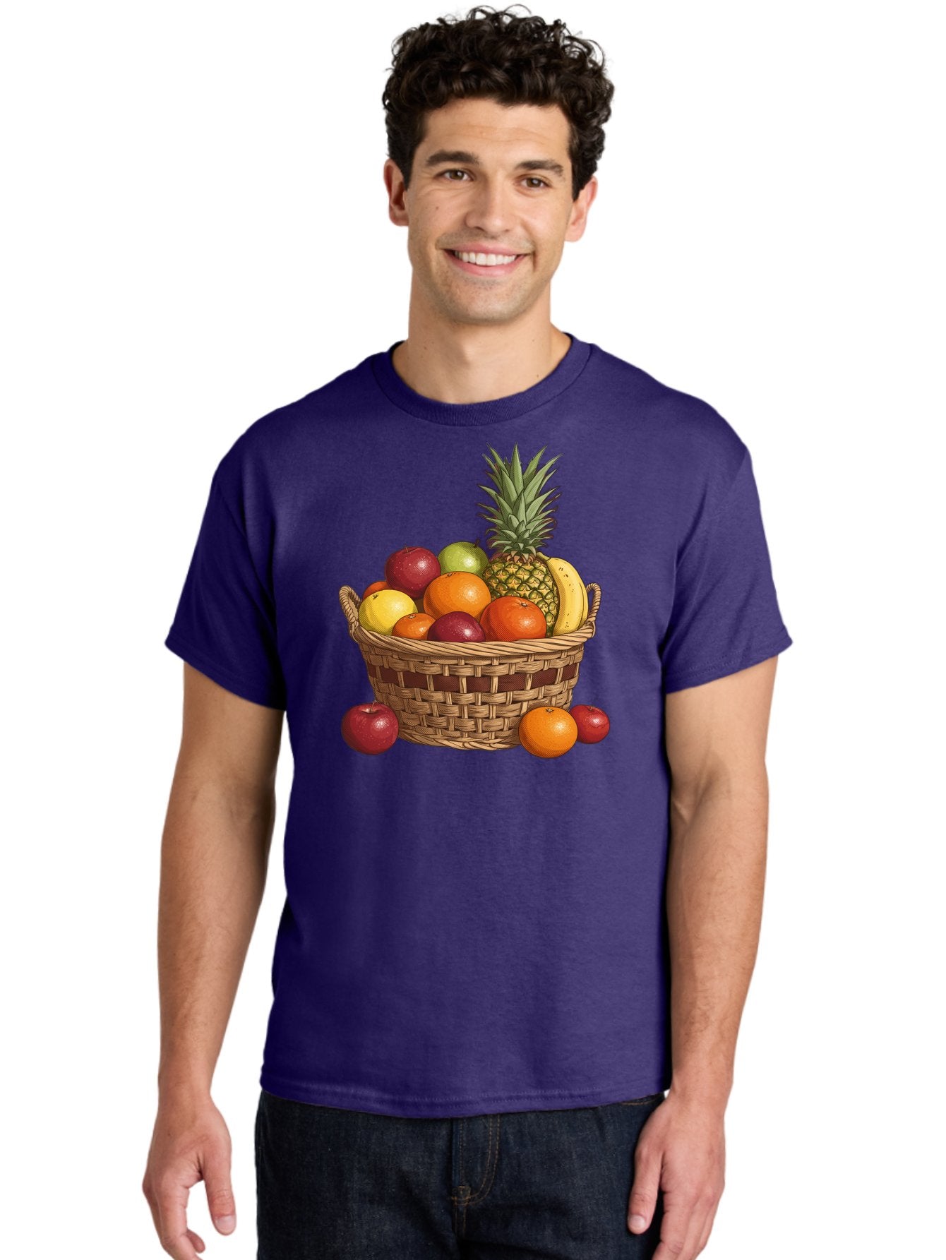 Fruit-Basket-6 Men'S Graphic Tee, 100% Cotton, Comfortable Casual Summer Wear, Machine Washable, Vintage Camera, Old Camera, Antique Camera, Black Camera, Classic Photography, Photography Equipment, Nostalgic Device, Film Camera, Camera Art Bai927 22