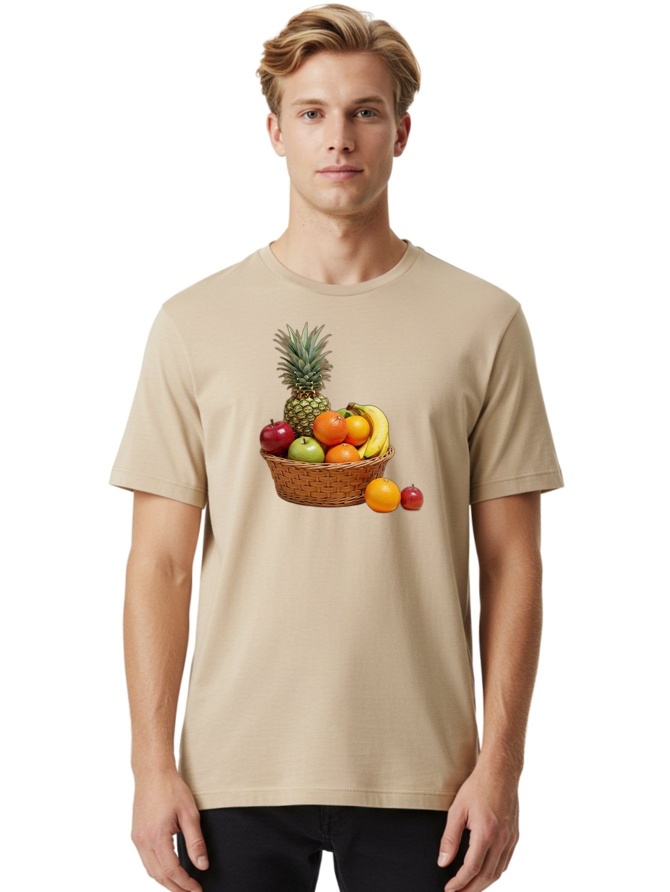 Fruit-Basket-7 Men'S Graphic Tee, 100% Cotton, Comfortable Casual Summer Wear, Machine Washable, Vintage Camera, Old Camera, Antique Camera, Black Camera, Classic Photography, Photography Equipment, Nostalgic Device, Film Camera, Camera Art Bai928 24