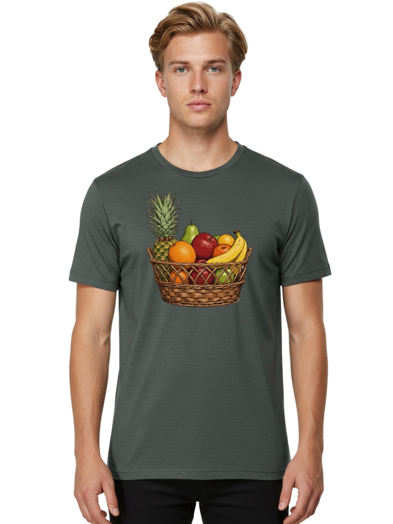 Fruit-Basket-8 Men'S Graphic Tee, 100% Cotton, Comfortable Casual Summer Wear, Machine Washable, Vintage Camera, Old Camera, Antique Camera, Black Camera, Classic Photography, Photography Equipment, Nostalgic Device, Film Camera, Camera Art Bai929 23