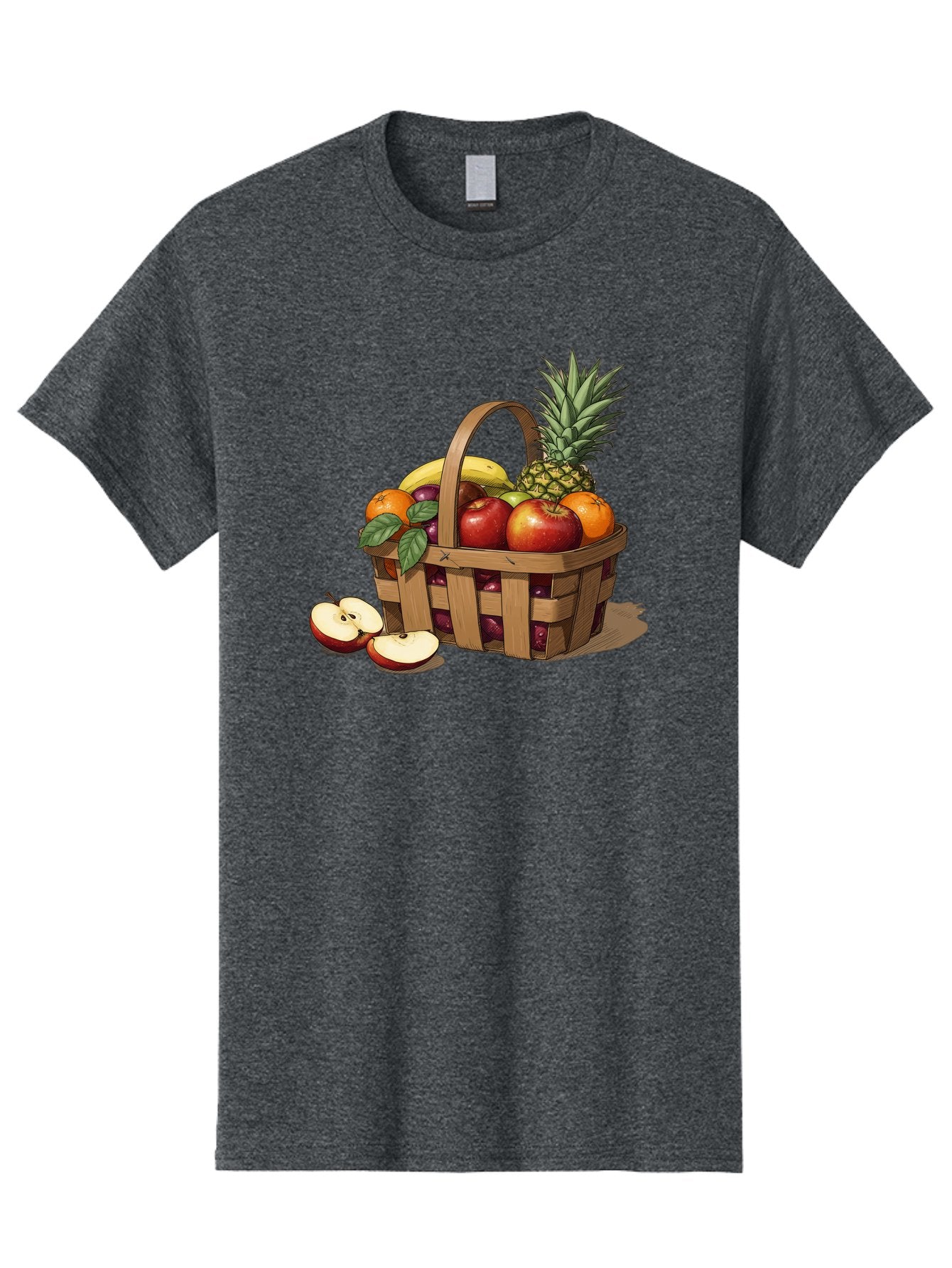 Fruit-Wicker-Basket Men'S Graphic Tee, 100% Cotton, Comfortable Casual Summer Wear, Machine Washable, Vintage Camera, Old Camera, Antique Camera, Black Camera, Classic Photography, Photography Equipment, Nostalgic Device, Film Camera, Bai935 7