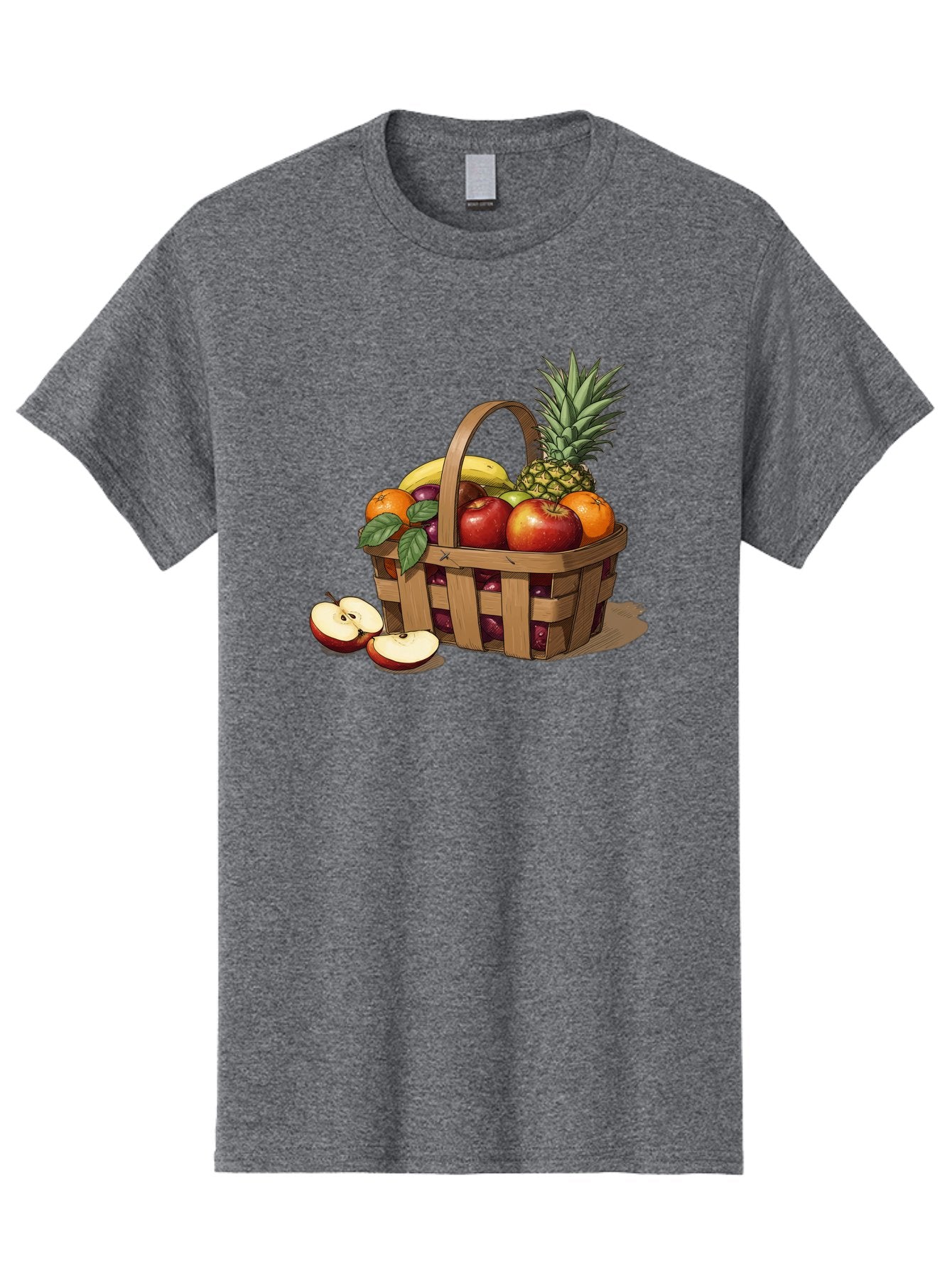 Fruit-Wicker-Basket Men'S Graphic Tee, 100% Cotton, Comfortable Casual Summer Wear, Machine Washable, Vintage Camera, Old Camera, Antique Camera, Black Camera, Classic Photography, Photography Equipment, Nostalgic Device, Film Camera, Bai935 14